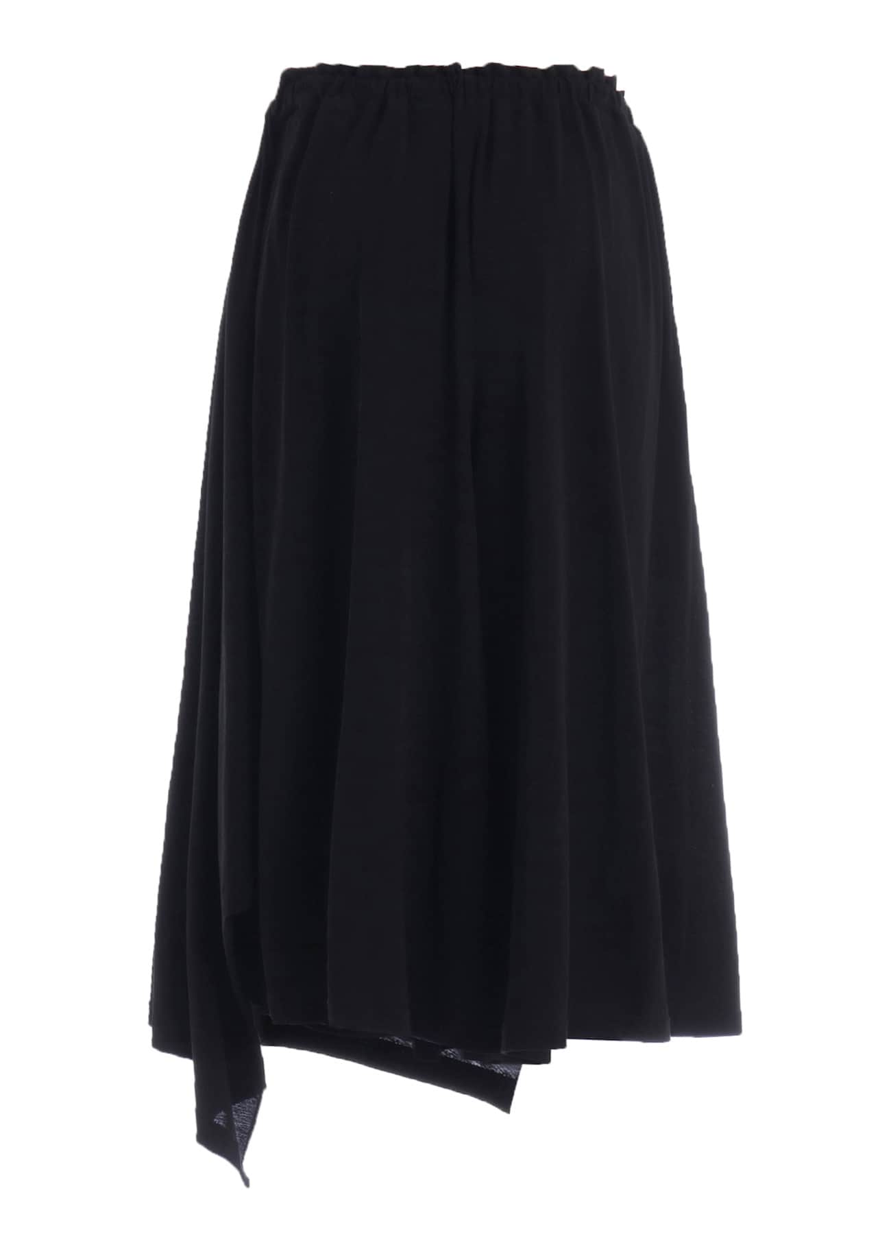 COTTON SINGLE JERSEY DRAPED SKIRT PANTS