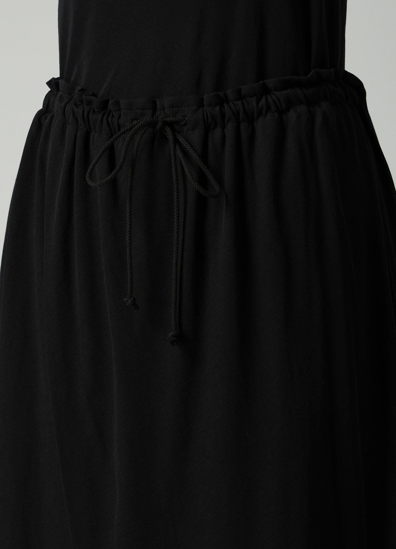 COTTON SINGLE JERSEY DRAPED SKIRT PANTS