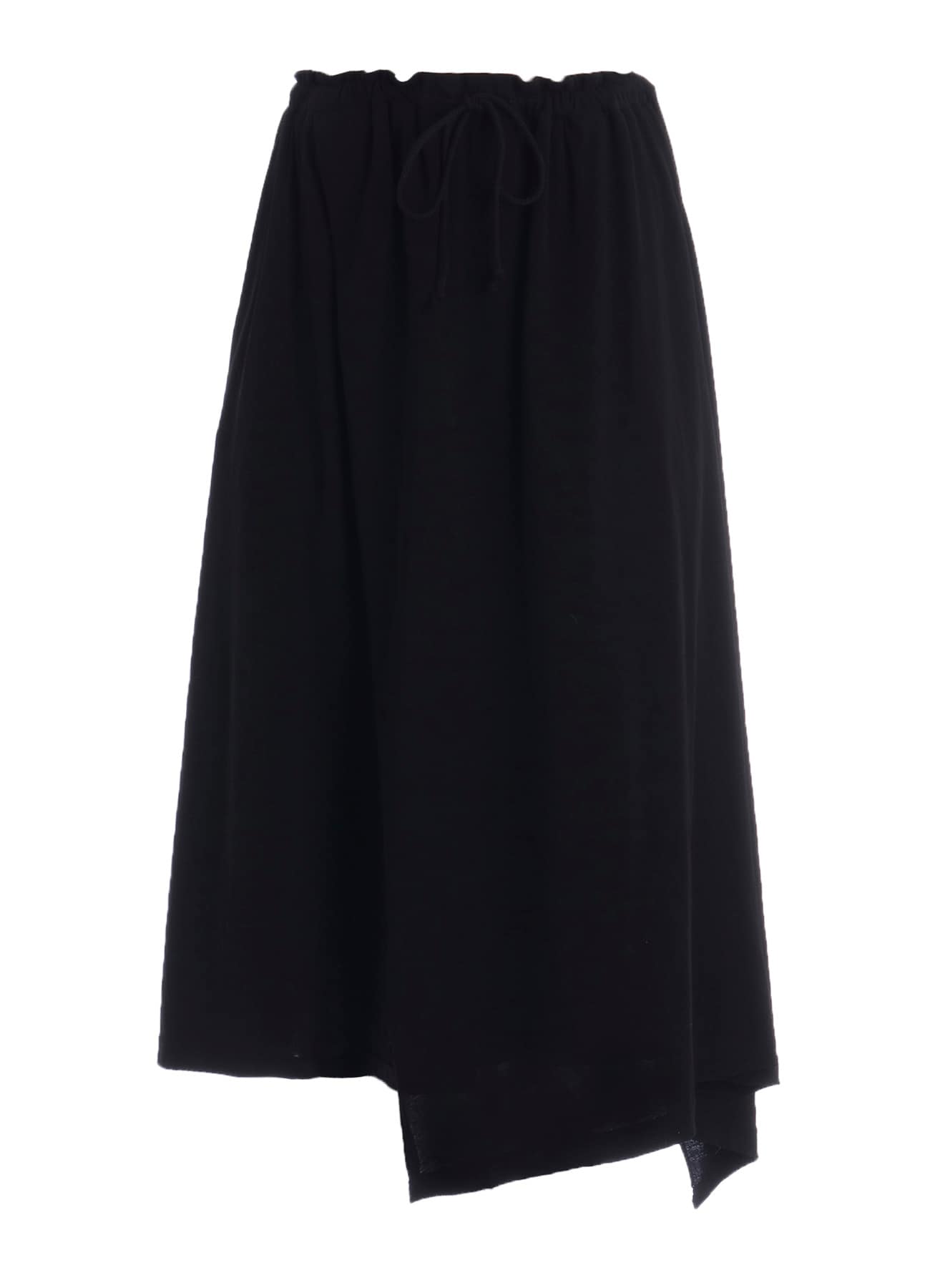COTTON SINGLE JERSEY DRAPED SKIRT PANTS