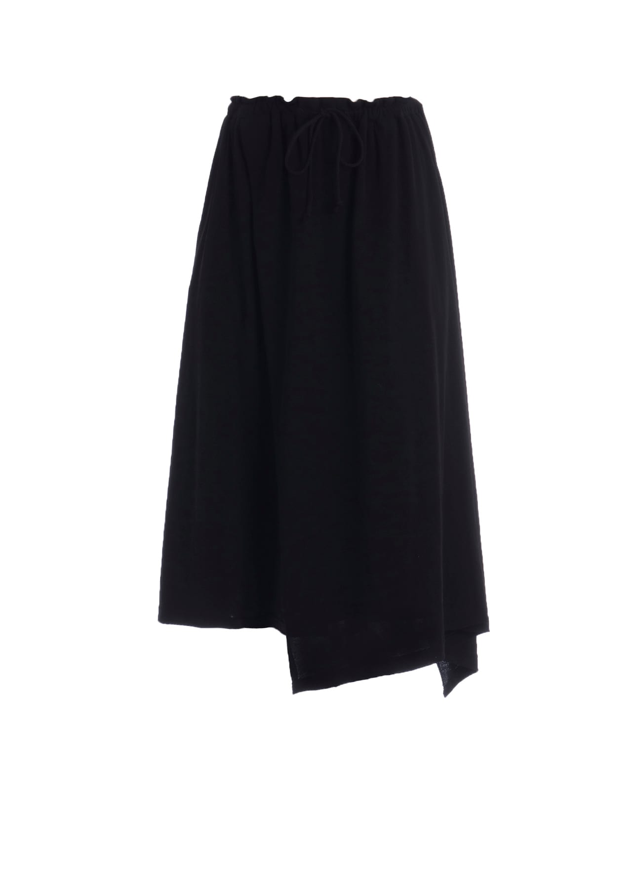 COTTON SINGLE JERSEY DRAPED SKIRT PANTS