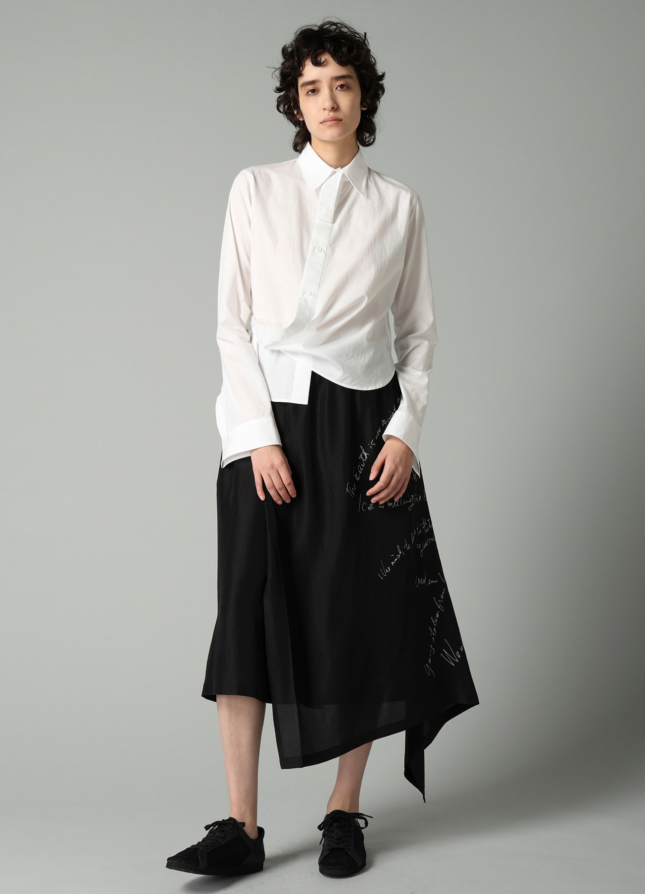 MESSAGE PT 2 DRAPED SKIRT PANTS