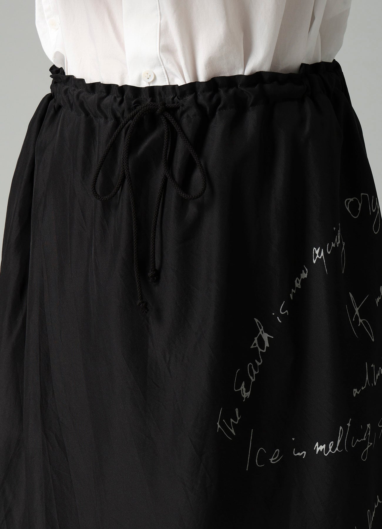 MESSAGE PT 2 DRAPED SKIRT PANTS