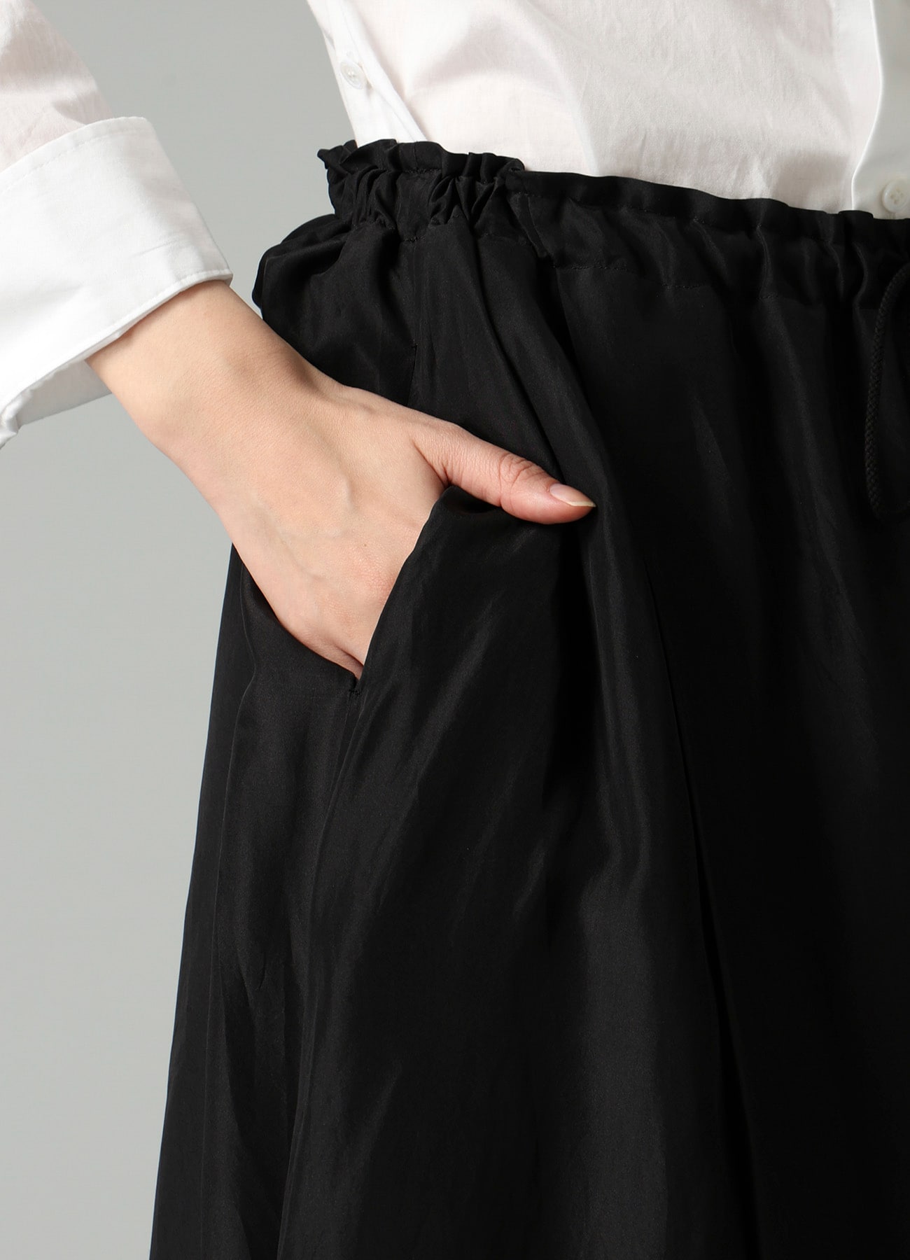 MESSAGE PT 2 DRAPED SKIRT PANTS