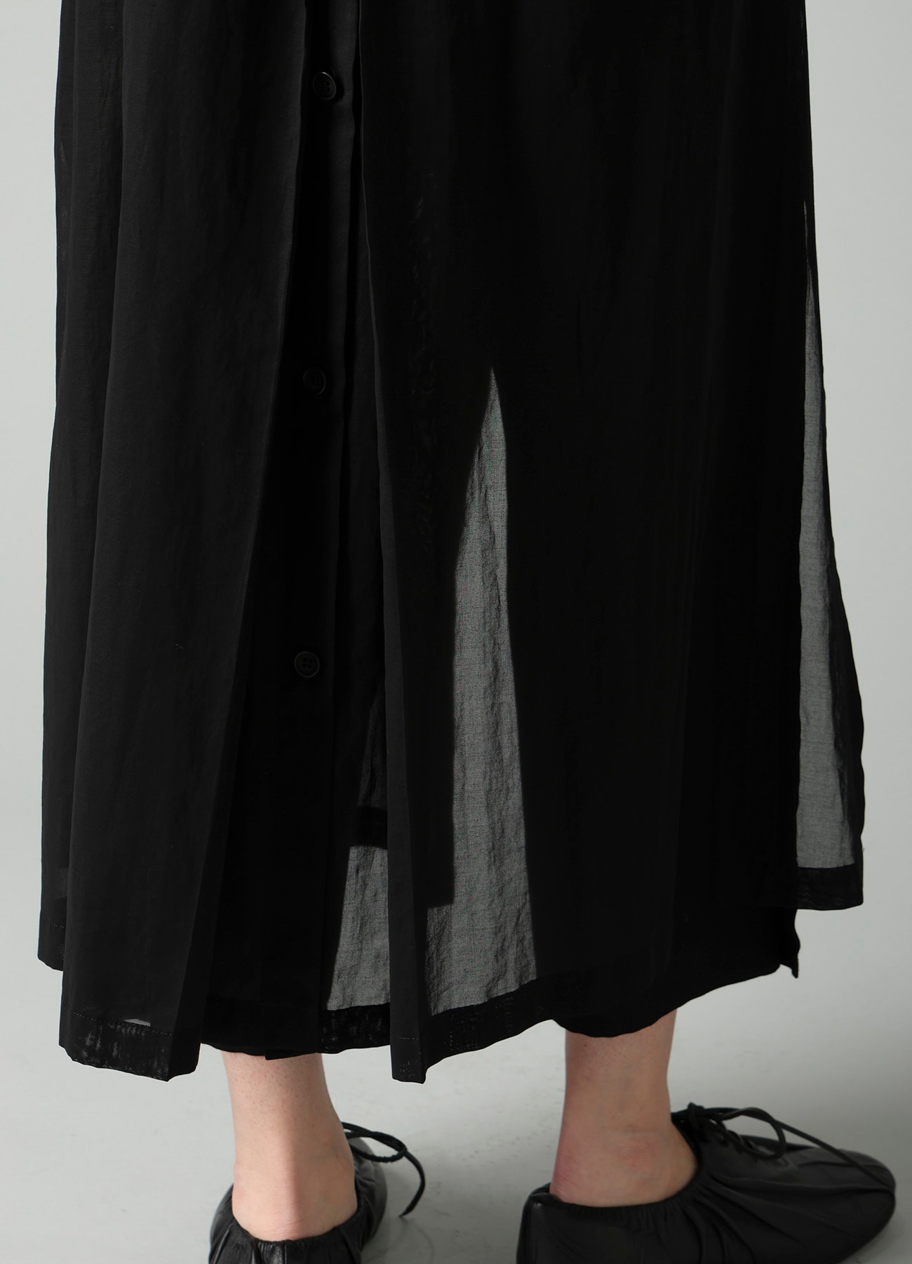 VISCOSE TWILL WRAP PANTS