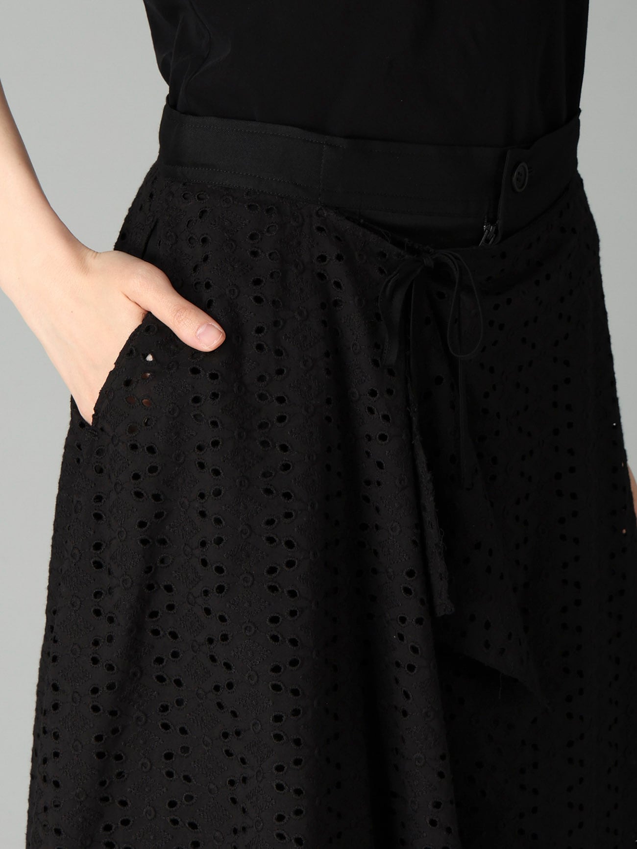 INDIAN EMBROIDERY LACE SKIRT PANTS