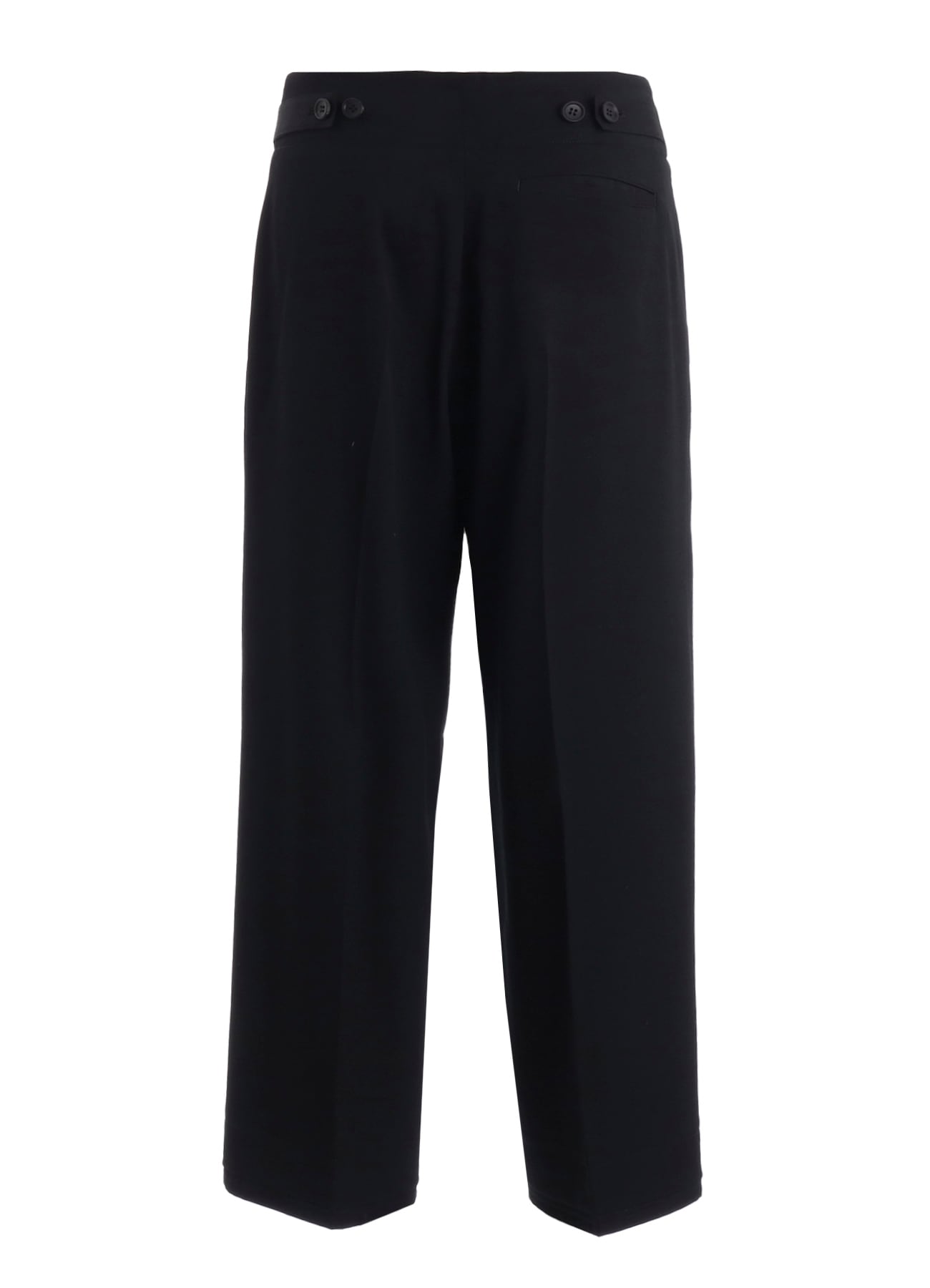WOOL GABARDINE WIDE PANTS
