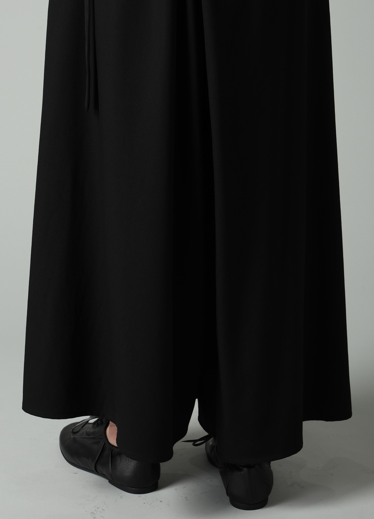 GABARDINE R WRAP SKIRT PANTS B