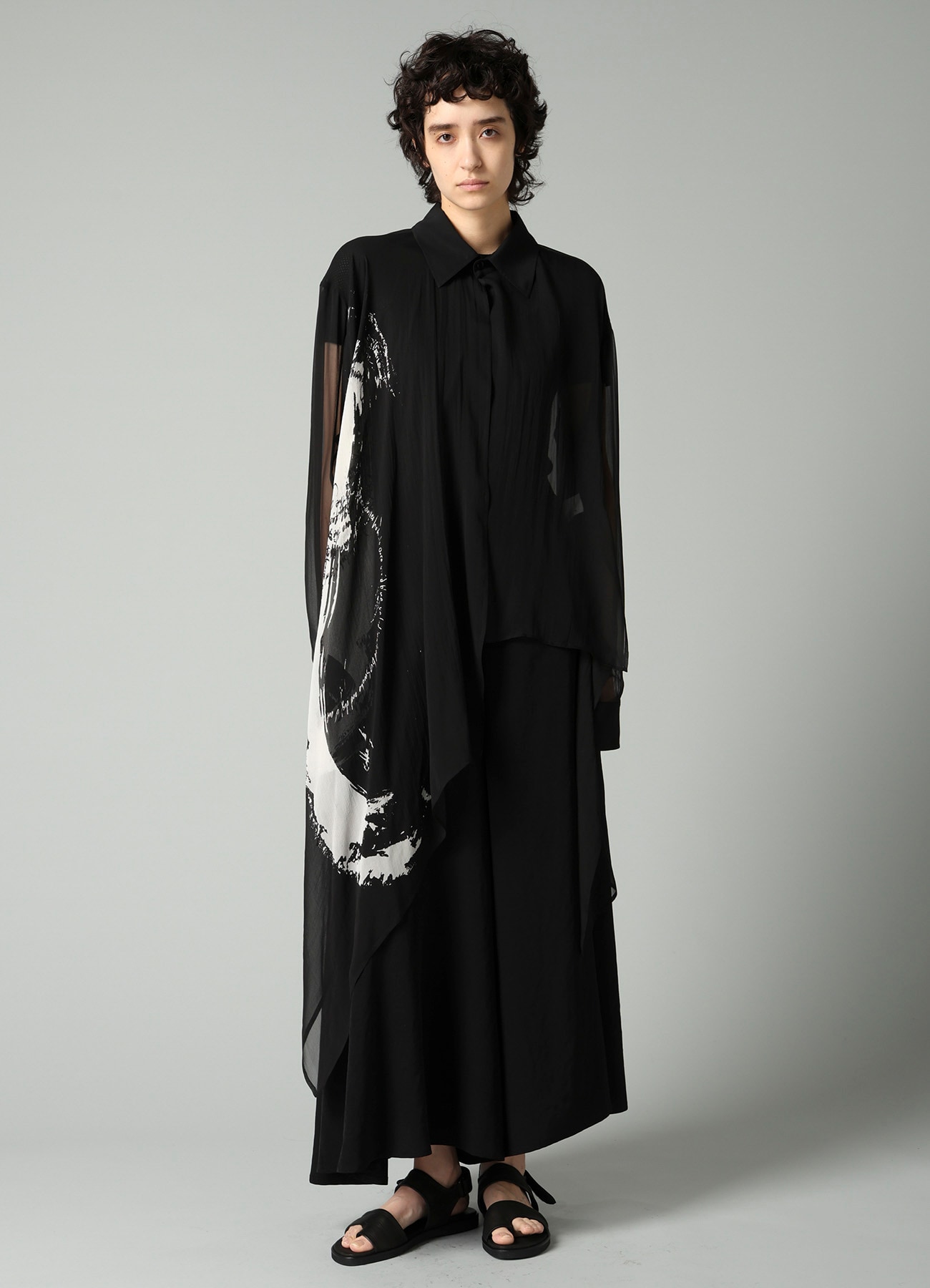 Ta/Pe CREPE DE CHINE FLARE PANTS