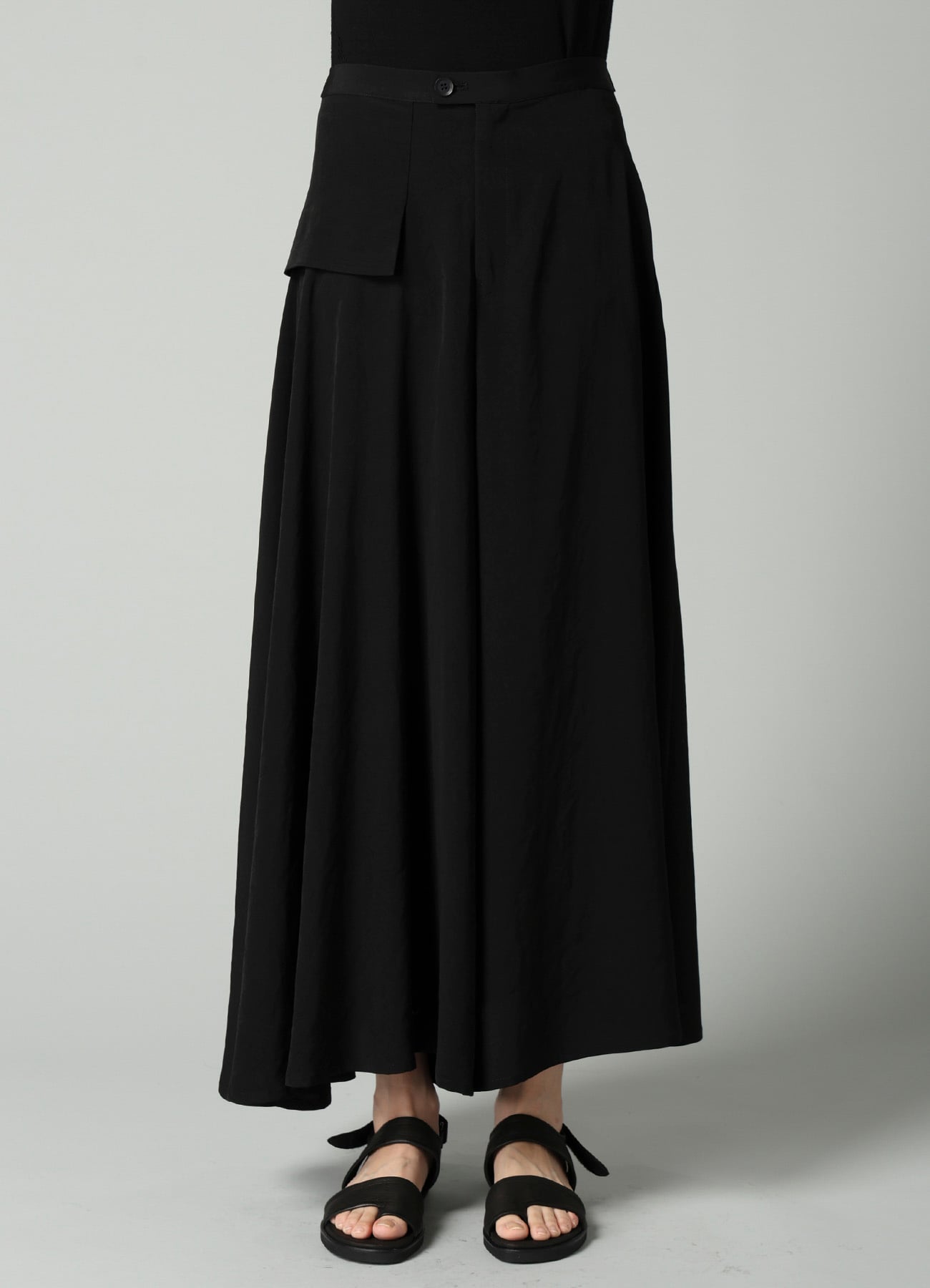 Ta/Pe CREPE DE CHINE FLARE PANTS