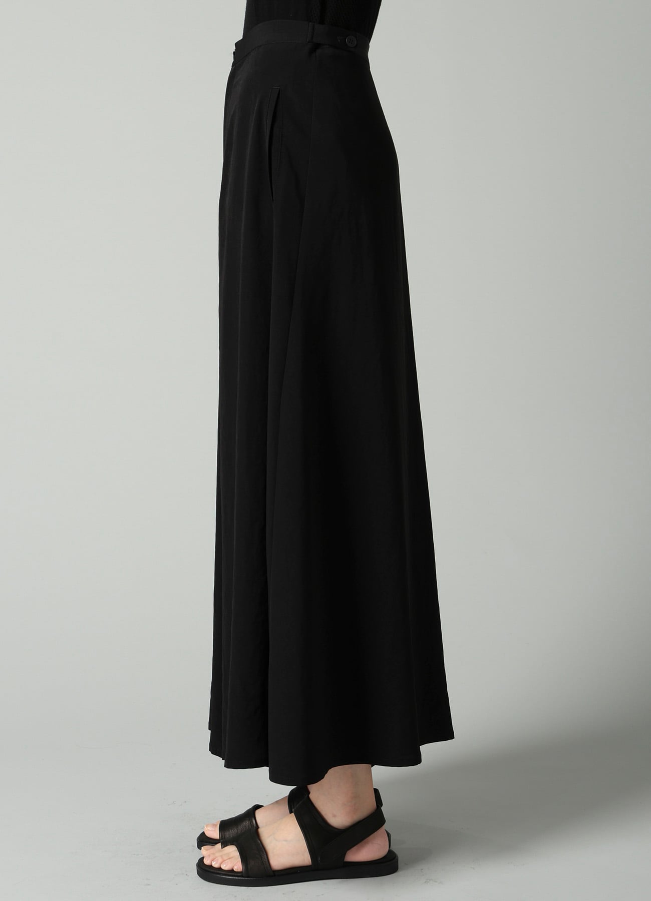 Ta/Pe CREPE DE CHINE FLARE PANTS