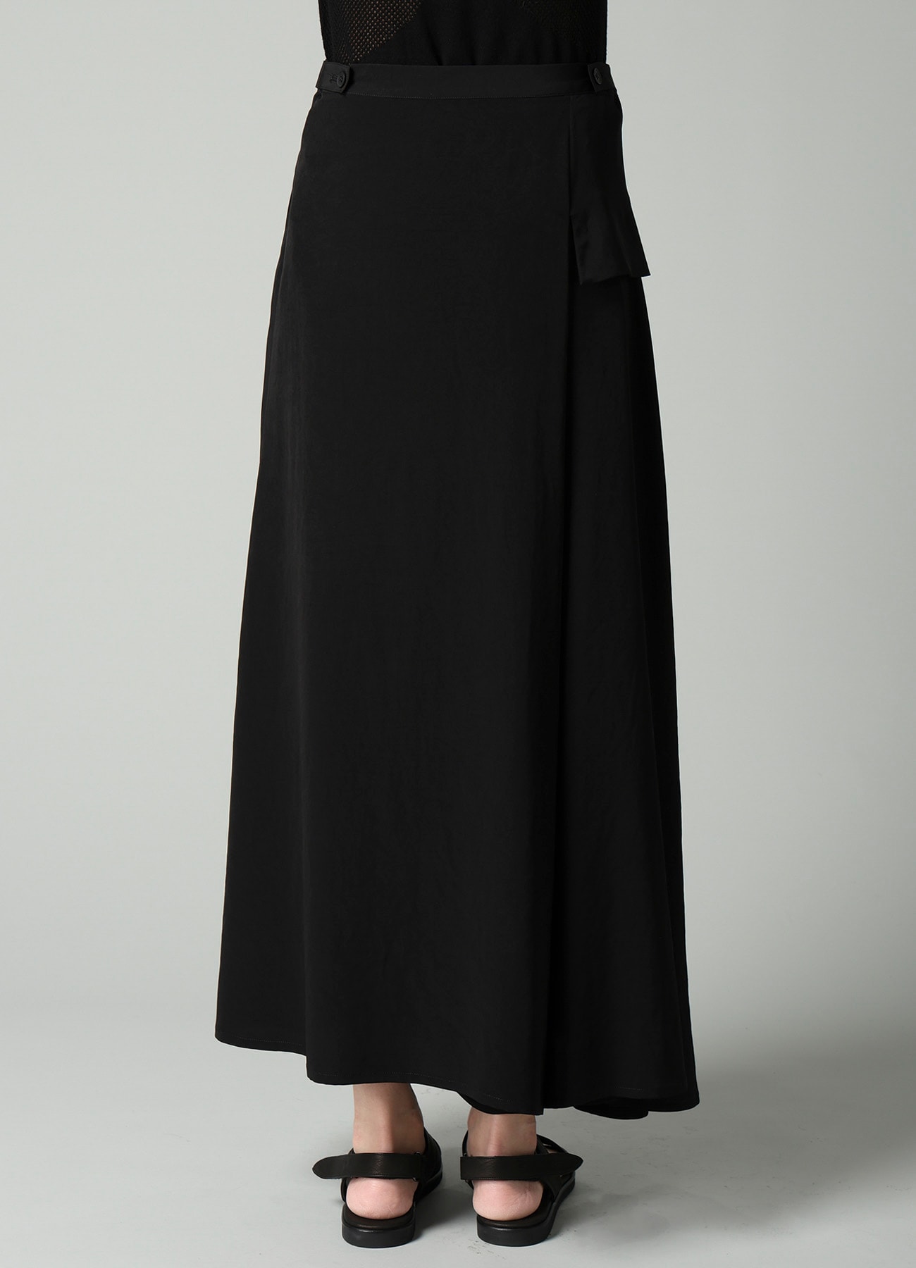 Ta/Pe CREPE DE CHINE FLARE PANTS