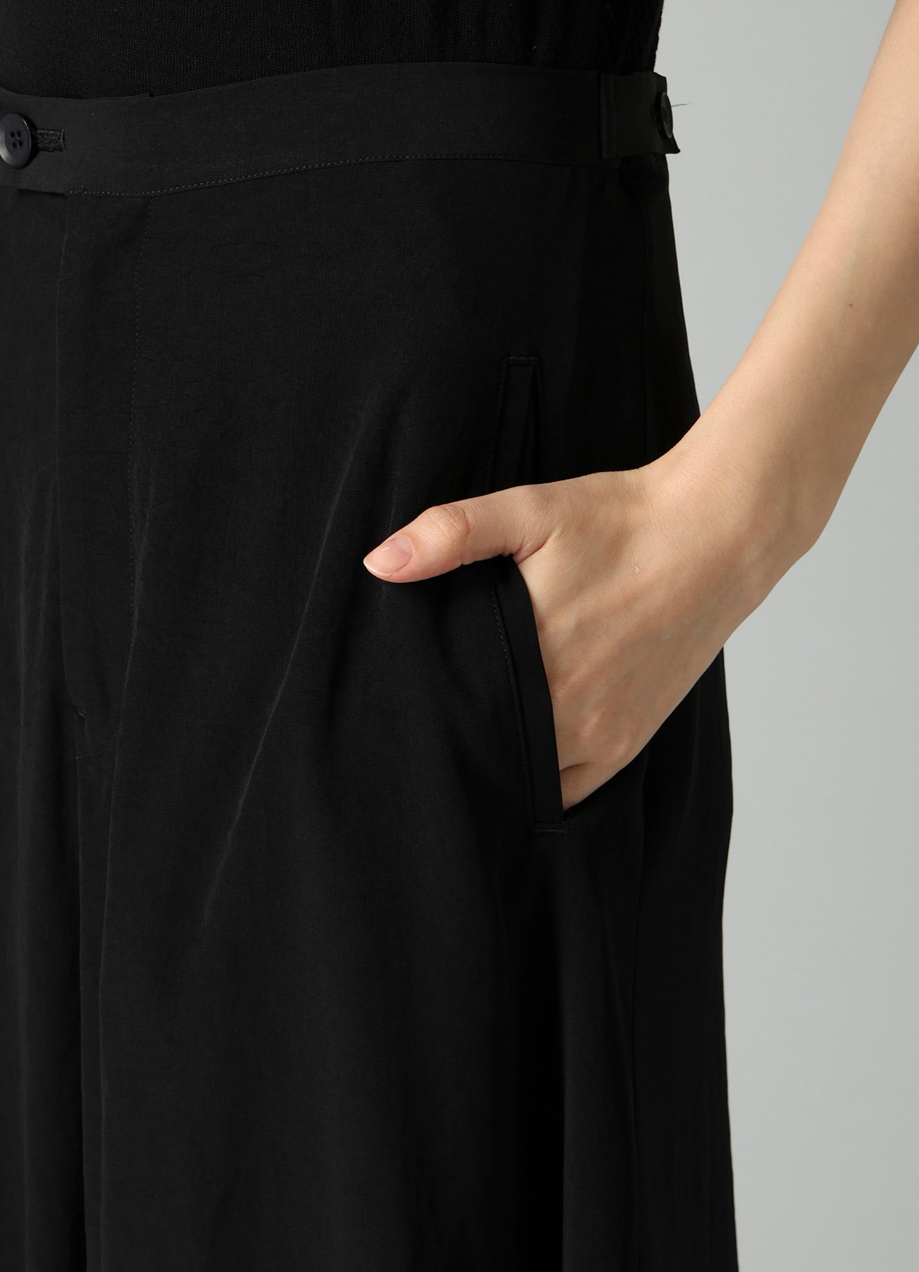 Ta/Pe CREPE DE CHINE FLARE PANTS