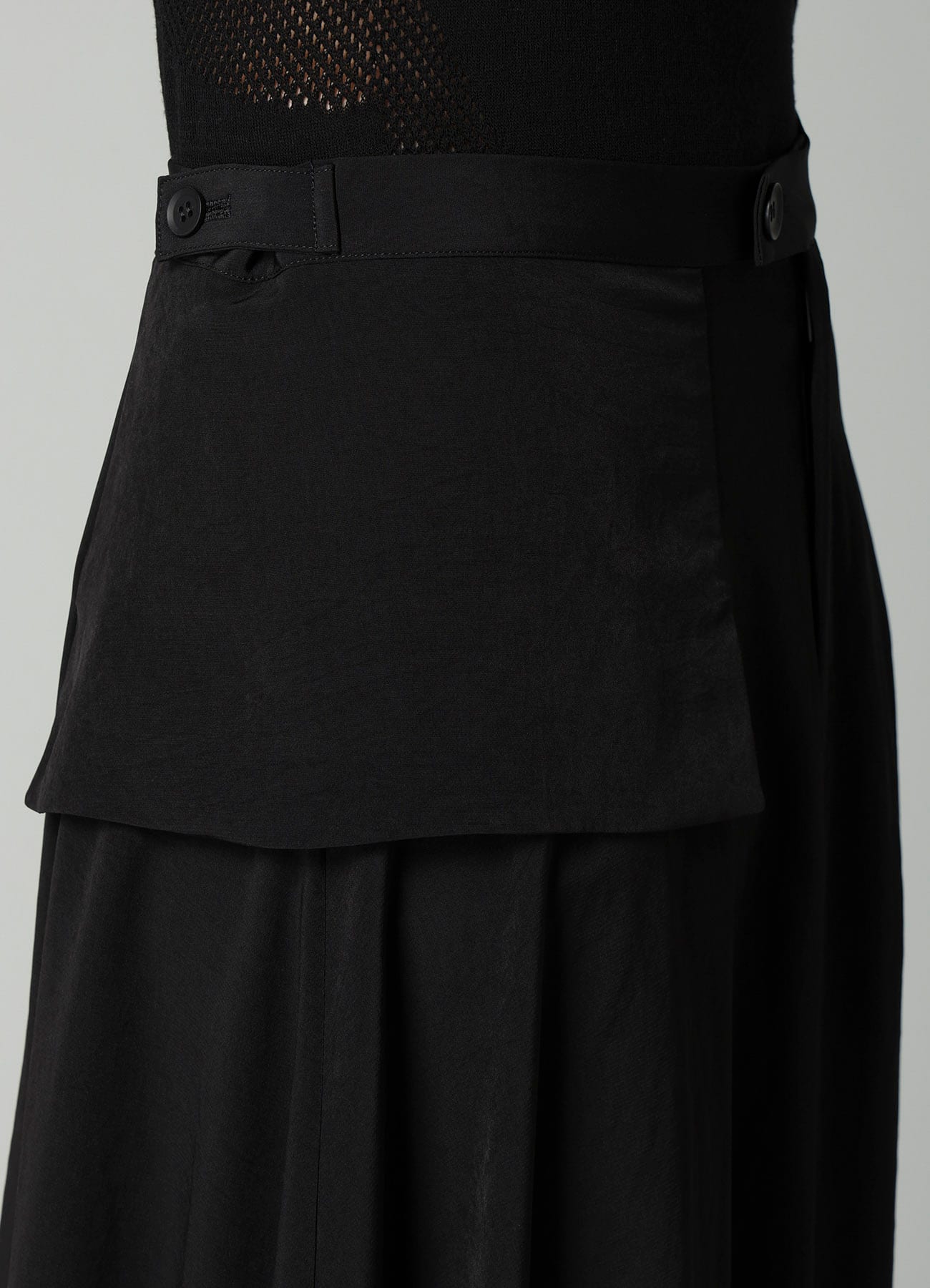 Ta/Pe CREPE DE CHINE FLARE PANTS