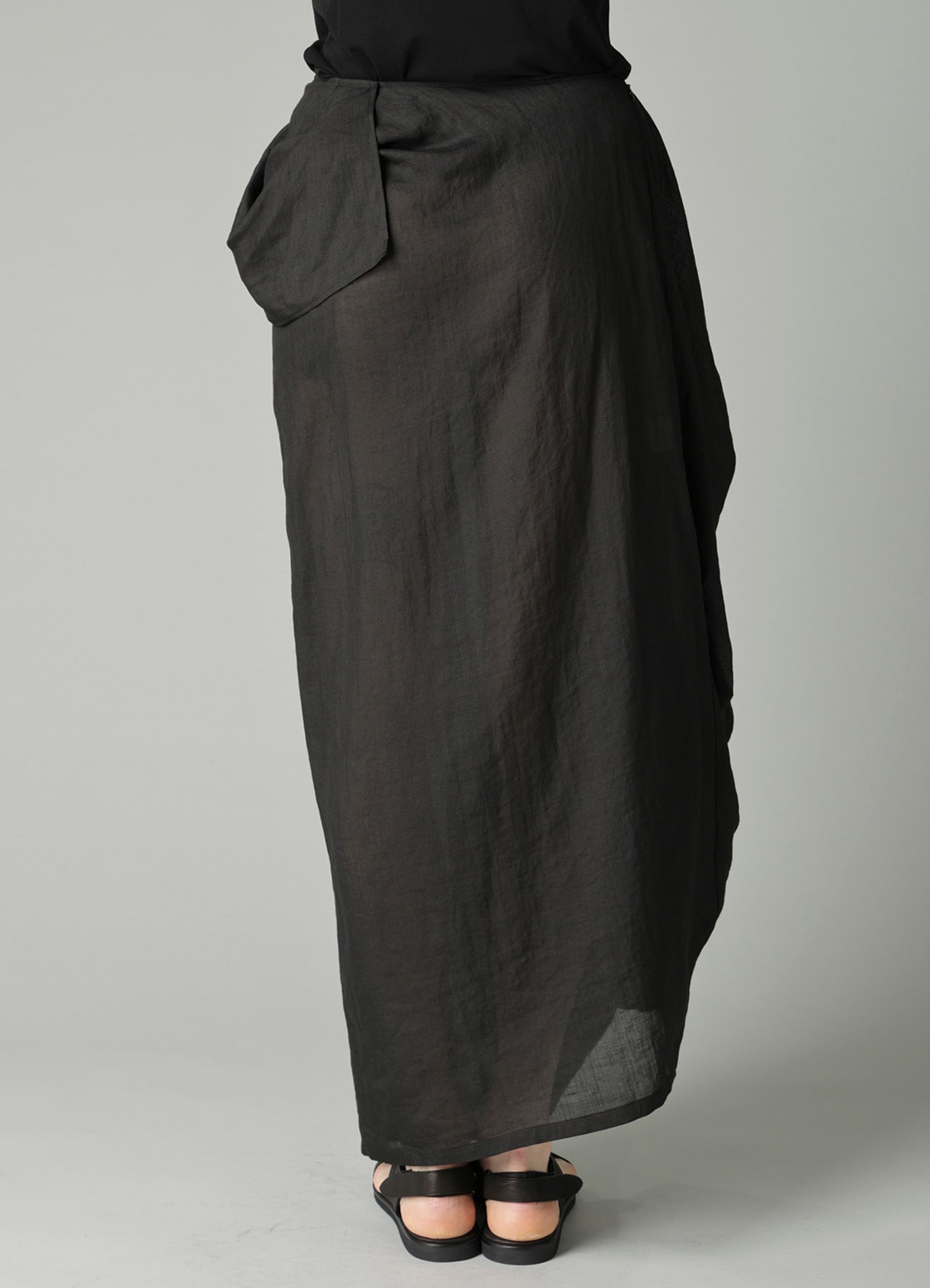 Ra LAWN DRAPED SKIRT