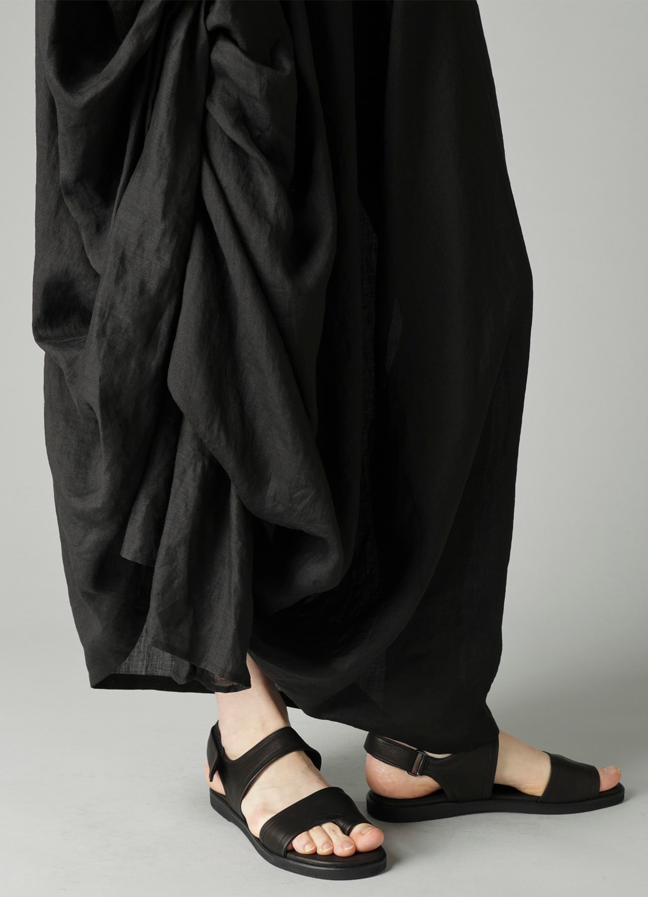 Ra LAWN DRAPED SKIRT