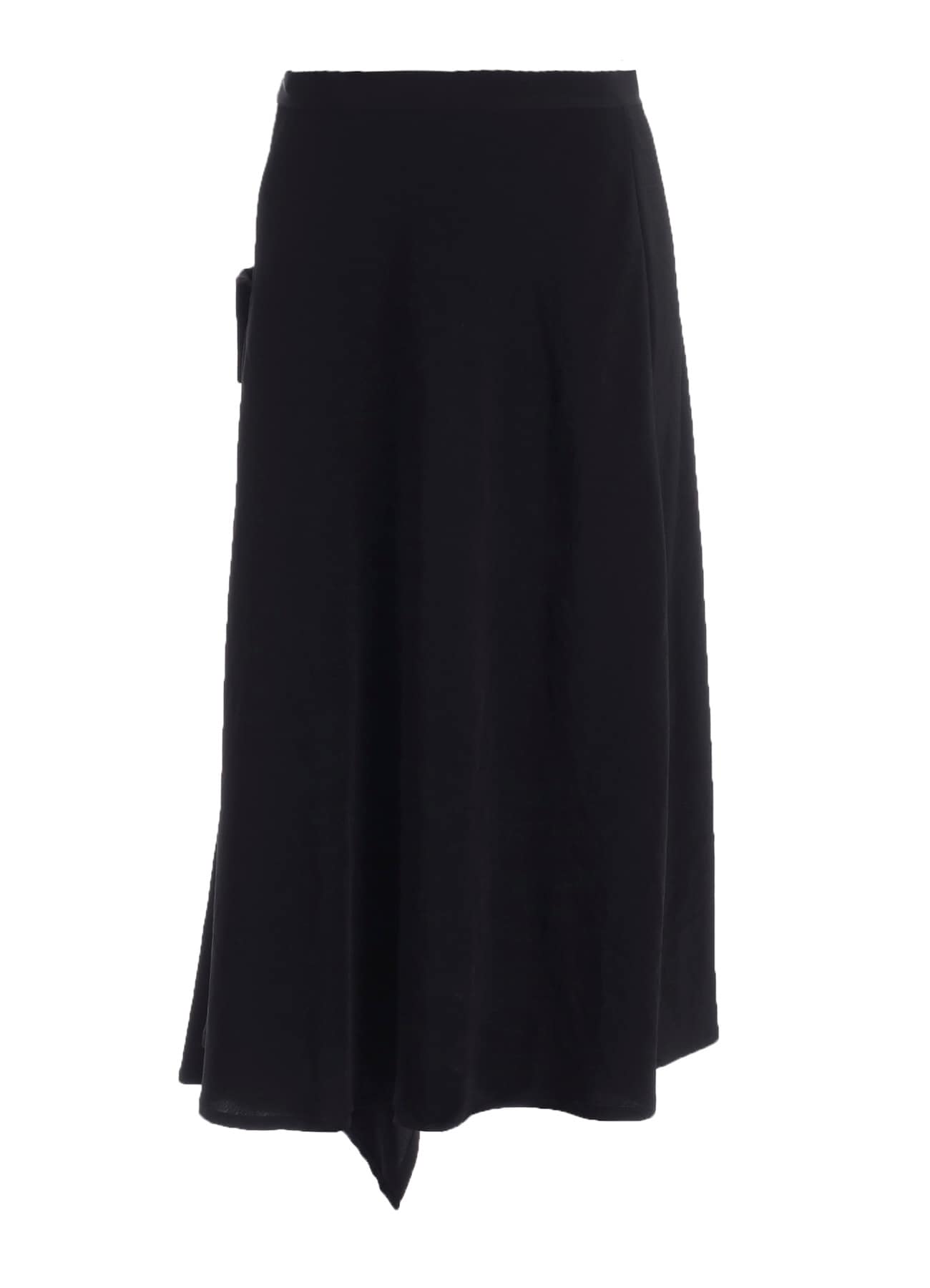 Ta/Pe CREPE DE CHINE FLARE WRAP SKIRT