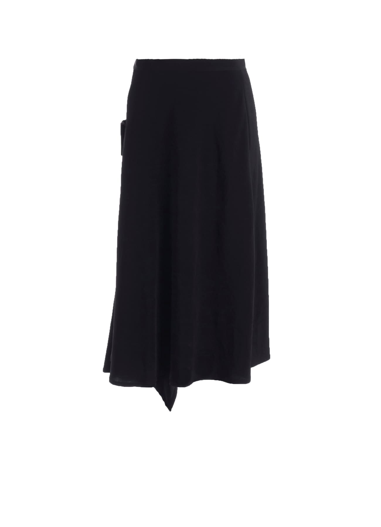 Ta/Pe CREPE DE CHINE FLARE WRAP SKIRT