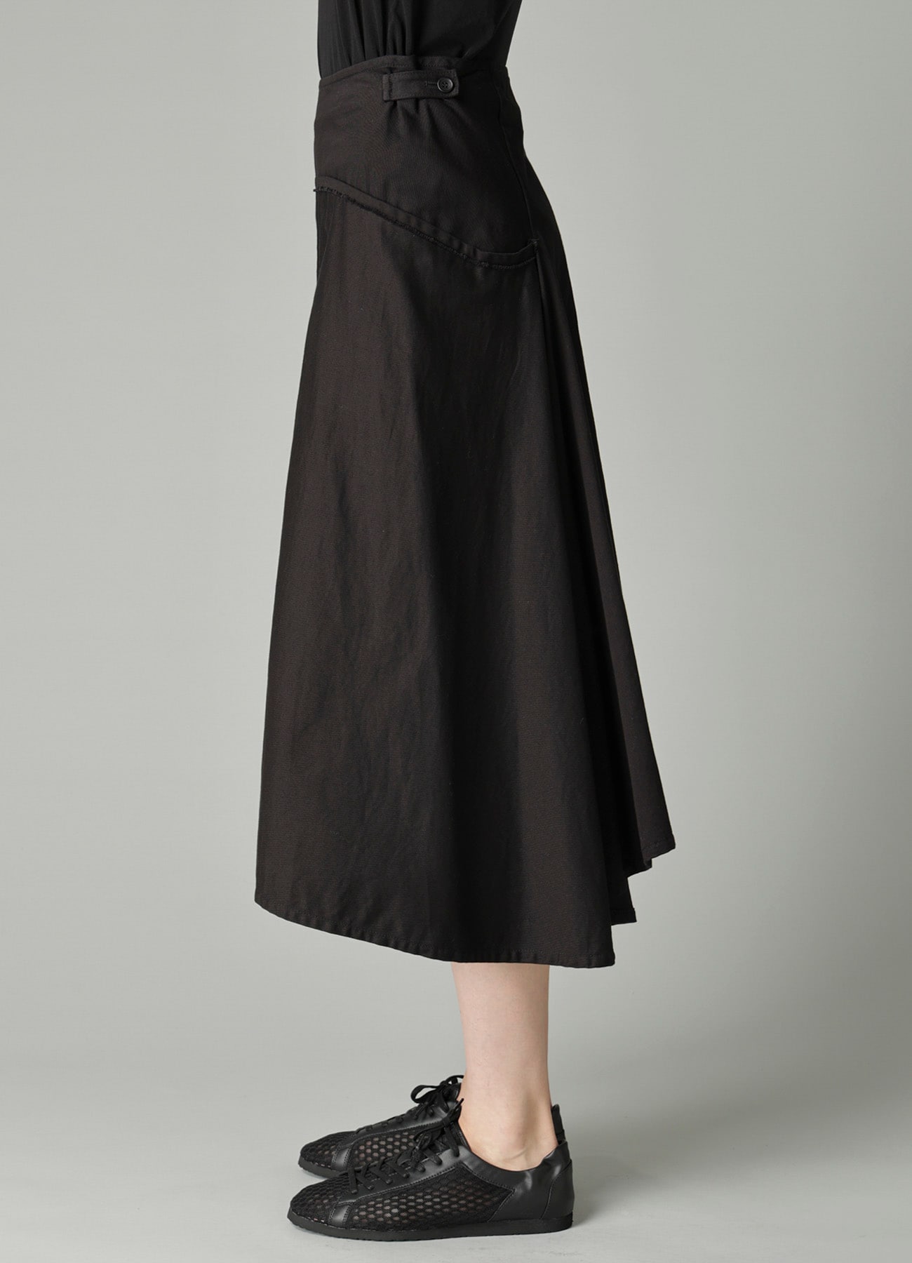 TWILL LB DRAPED D SKIRT
