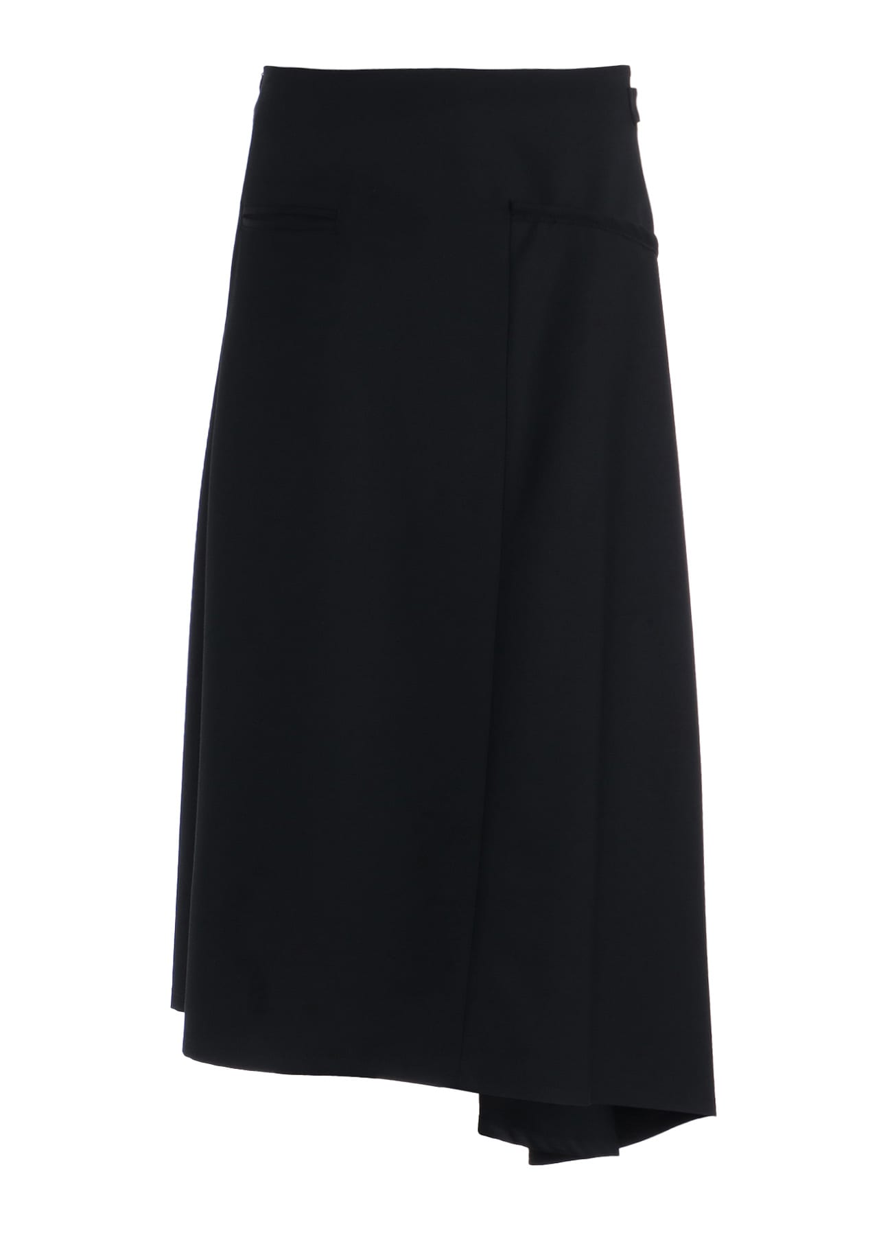 GABARDINE LB DRAPED D SKIRT