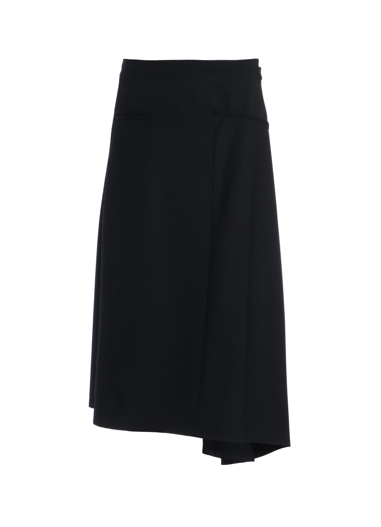 GABARDINE LB DRAPED D SKIRT