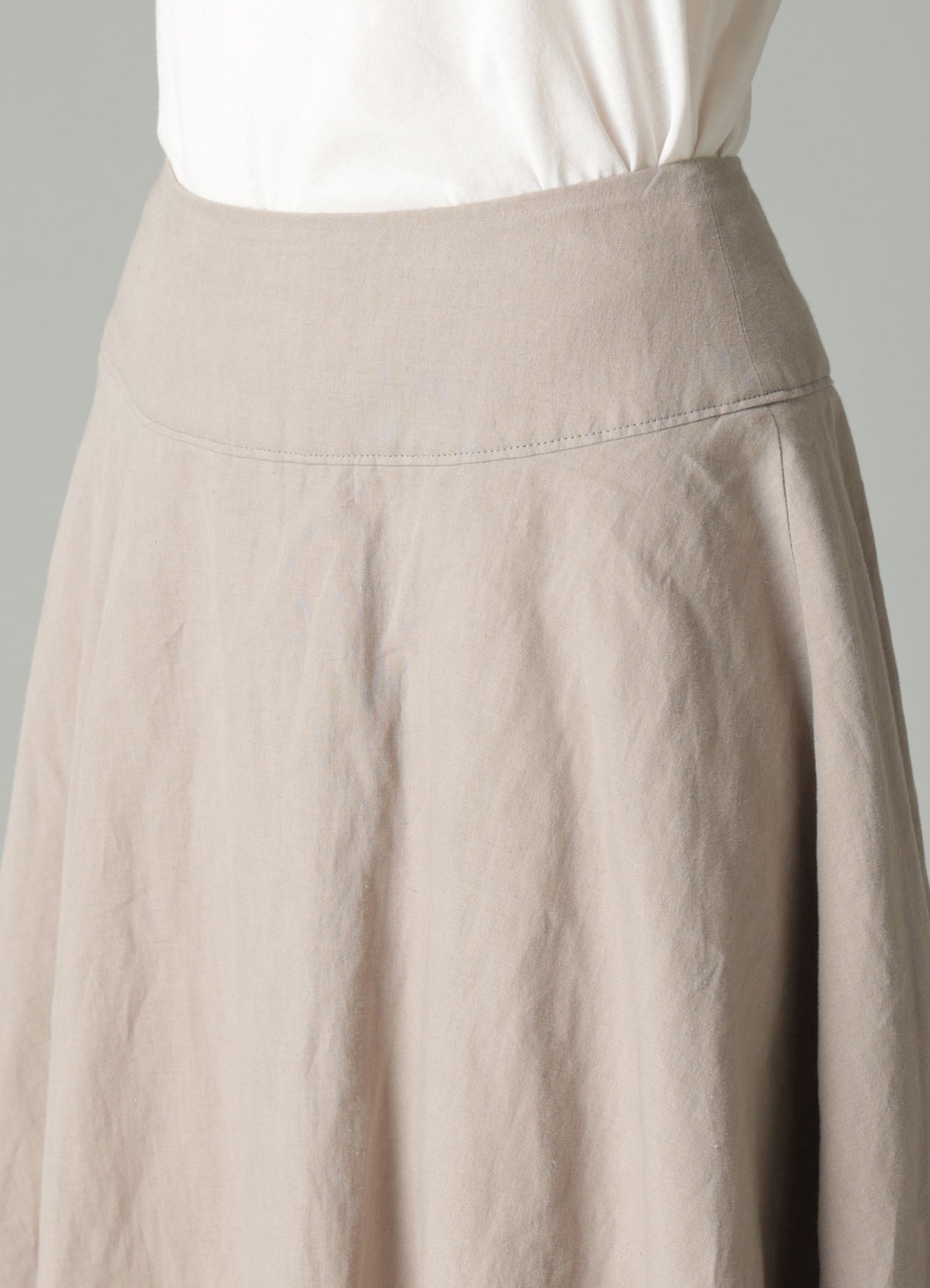 C/Li POPLIN GATHER PETTICOAT SKIRT