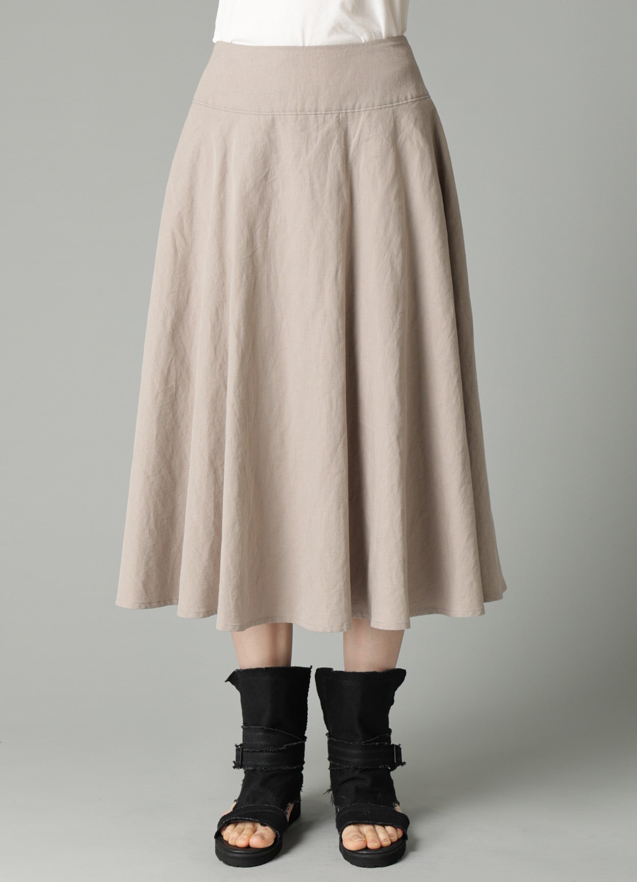 C/Li POPLIN GATHER PETTICOAT SKIRT