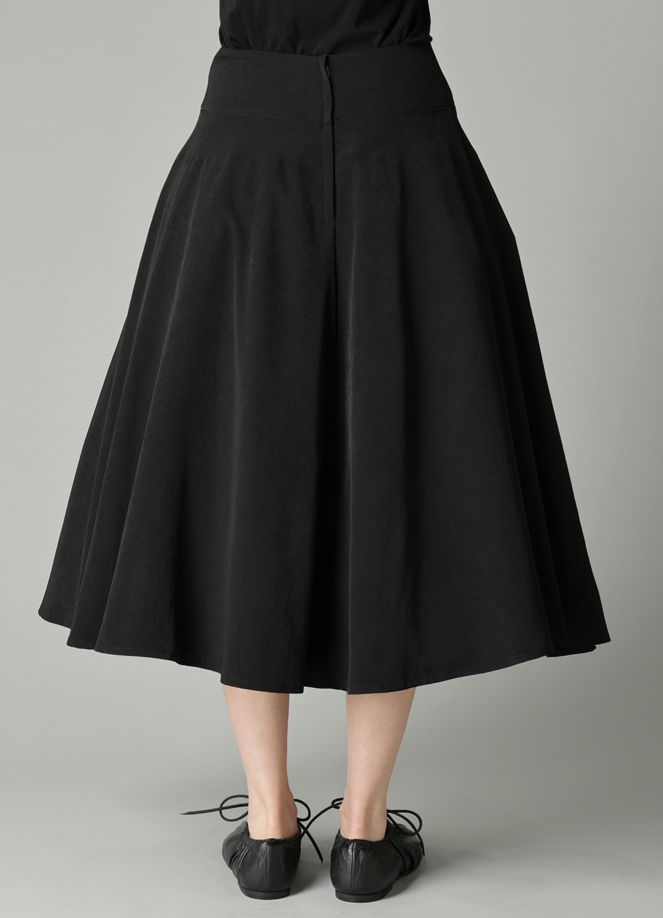 Ta/Pe CREPE DE CHINE GATHER PETTICOAT SKIRT