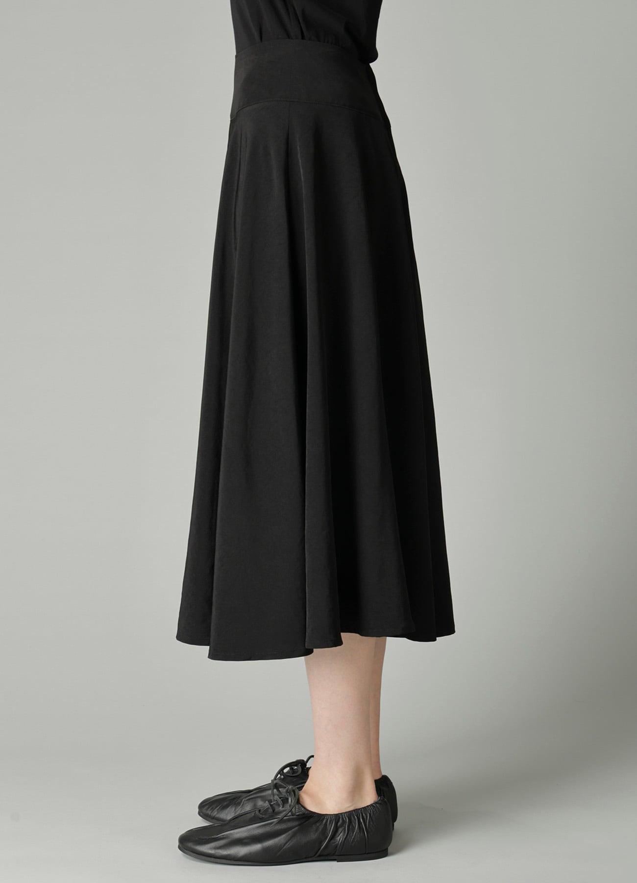 Ta/Pe CREPE DE CHINE GATHER PETTICOAT SKIRT