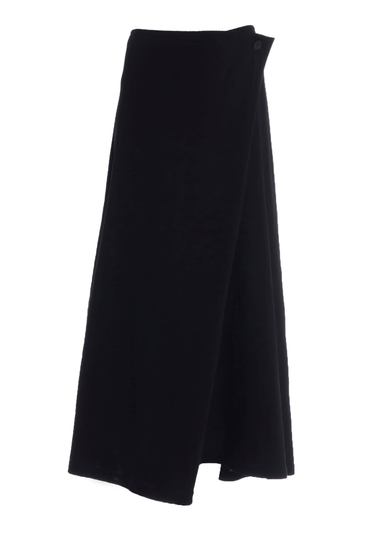 COTTON SINGLE JERSEY BUTTON LONG SKIRT