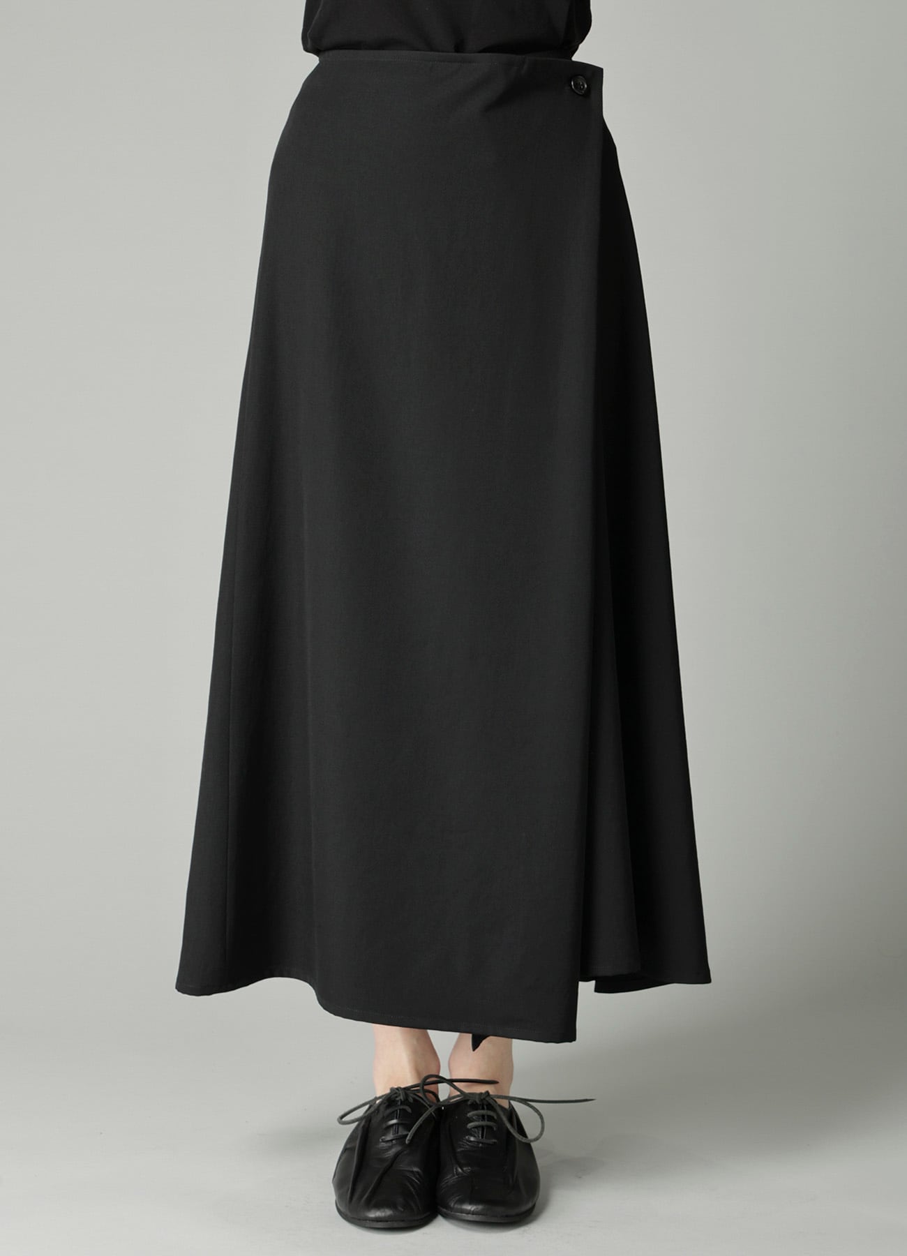 GABARDINE BUTTON LONG SKIRT