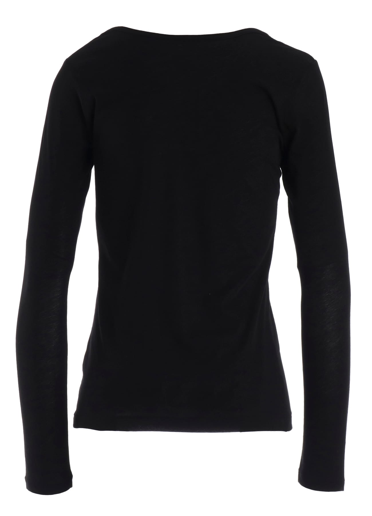 HIGH TWISTED SINGLE JERSEY LONG SLV ROUND NECK T