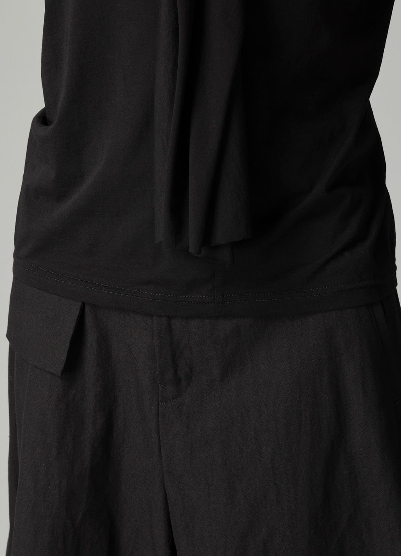 SUPIMA SINGLE JERSEY BIG COLLAR LONG SLV T