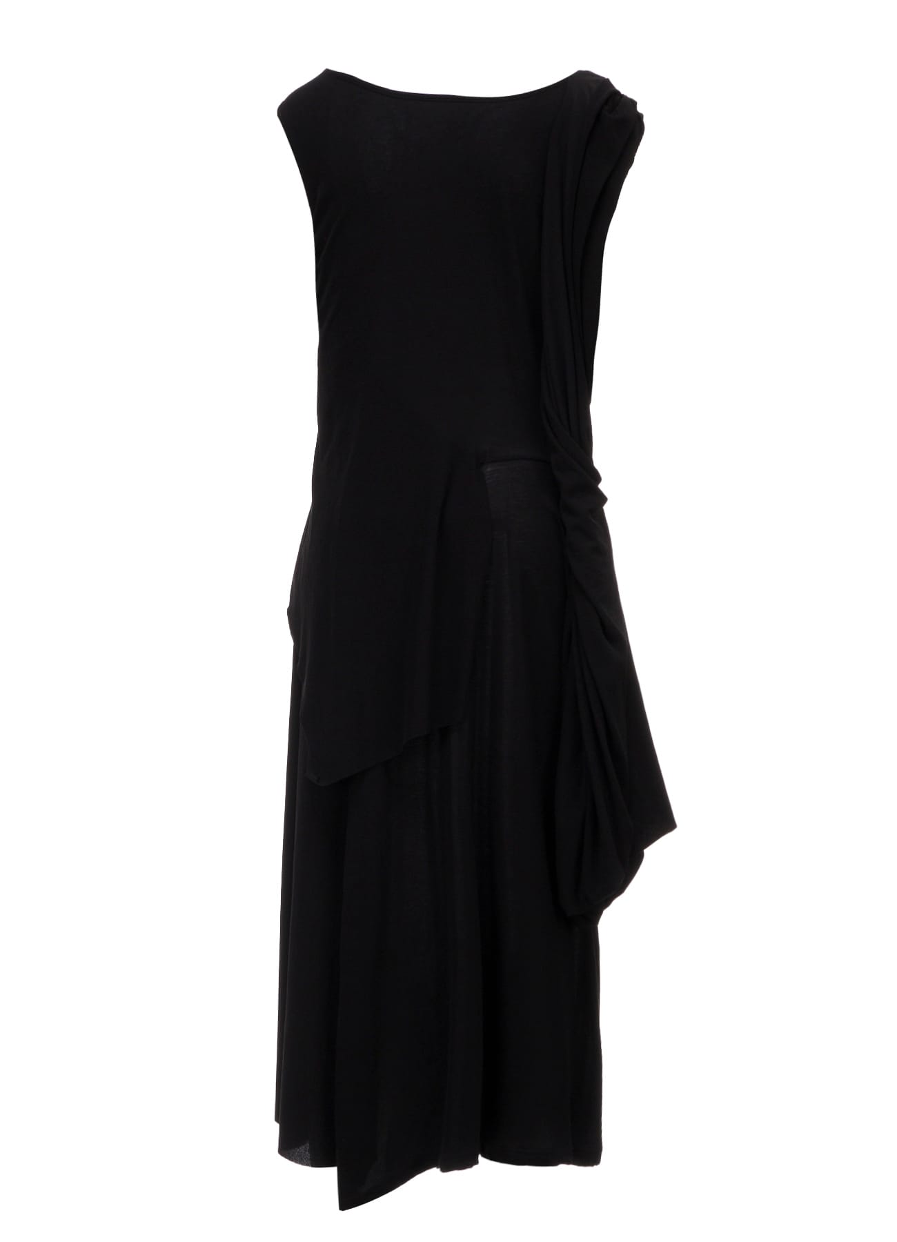 HIGH TWISTED SIINGLE JERSEY DRAPED DRESS