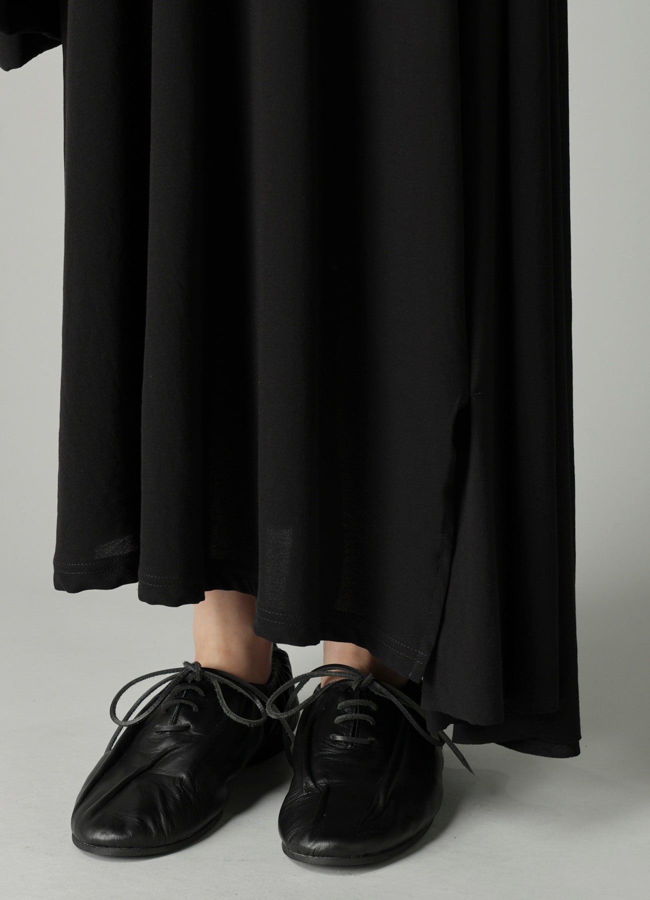 HIGH TWISTED SIINGLE JERSEY DRAPED DRESS