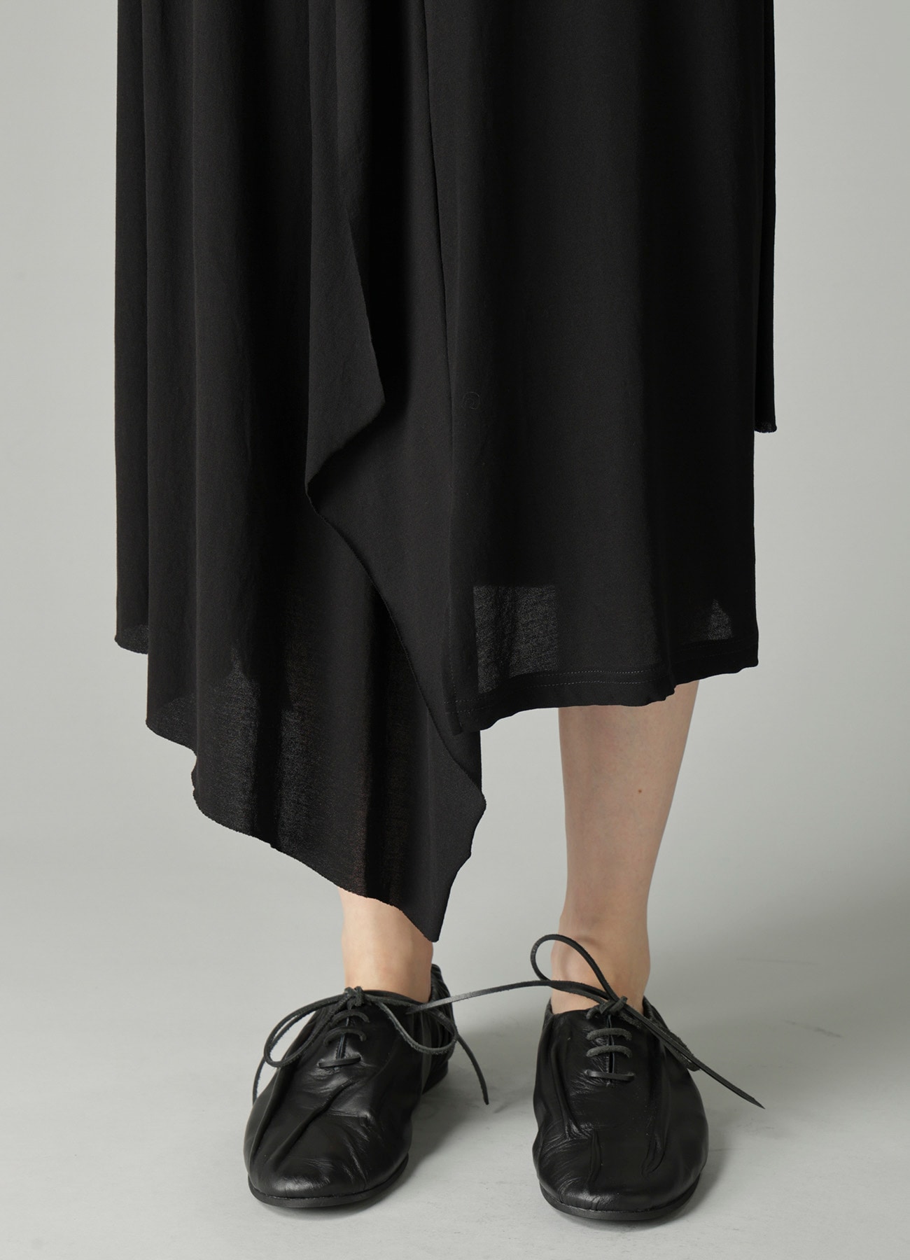 HIGH TWISTED SIINGLE JERSEY DRAPED SKIRT