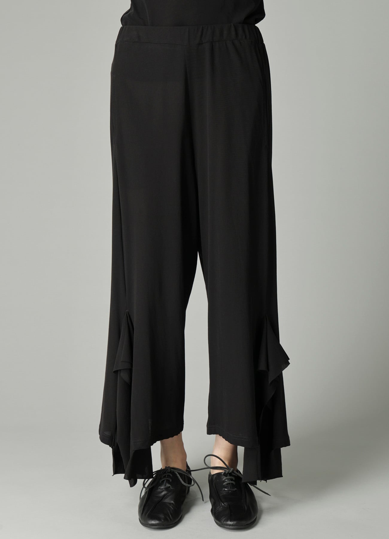 HIGH TWISTED SIINGLE JERSEY DRAPED PANTS