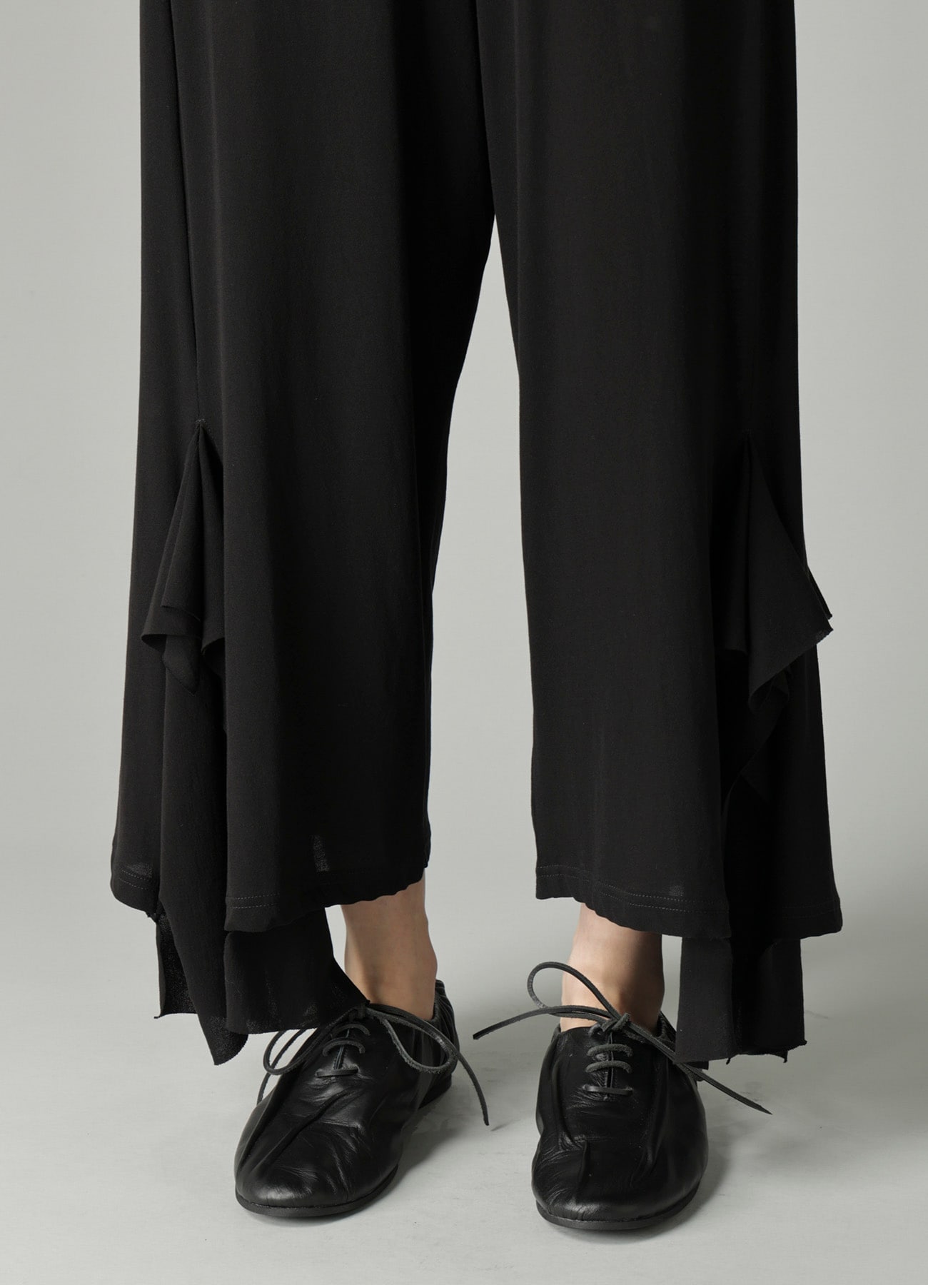 HIGH TWISTED SIINGLE JERSEY DRAPED PANTS