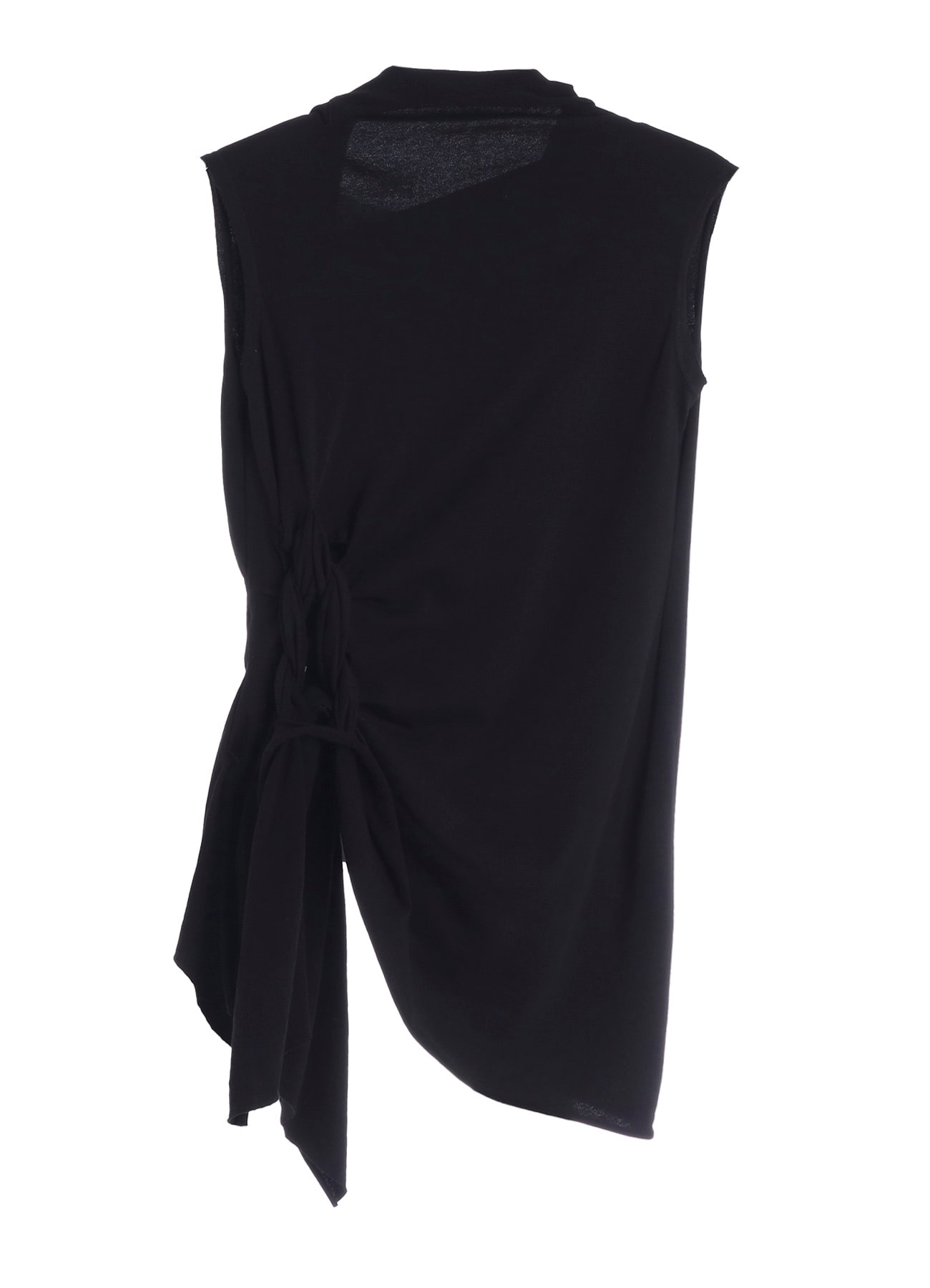 HIGH TWISTED FRENCH TERRY BRAIDED SLEEVELESS T