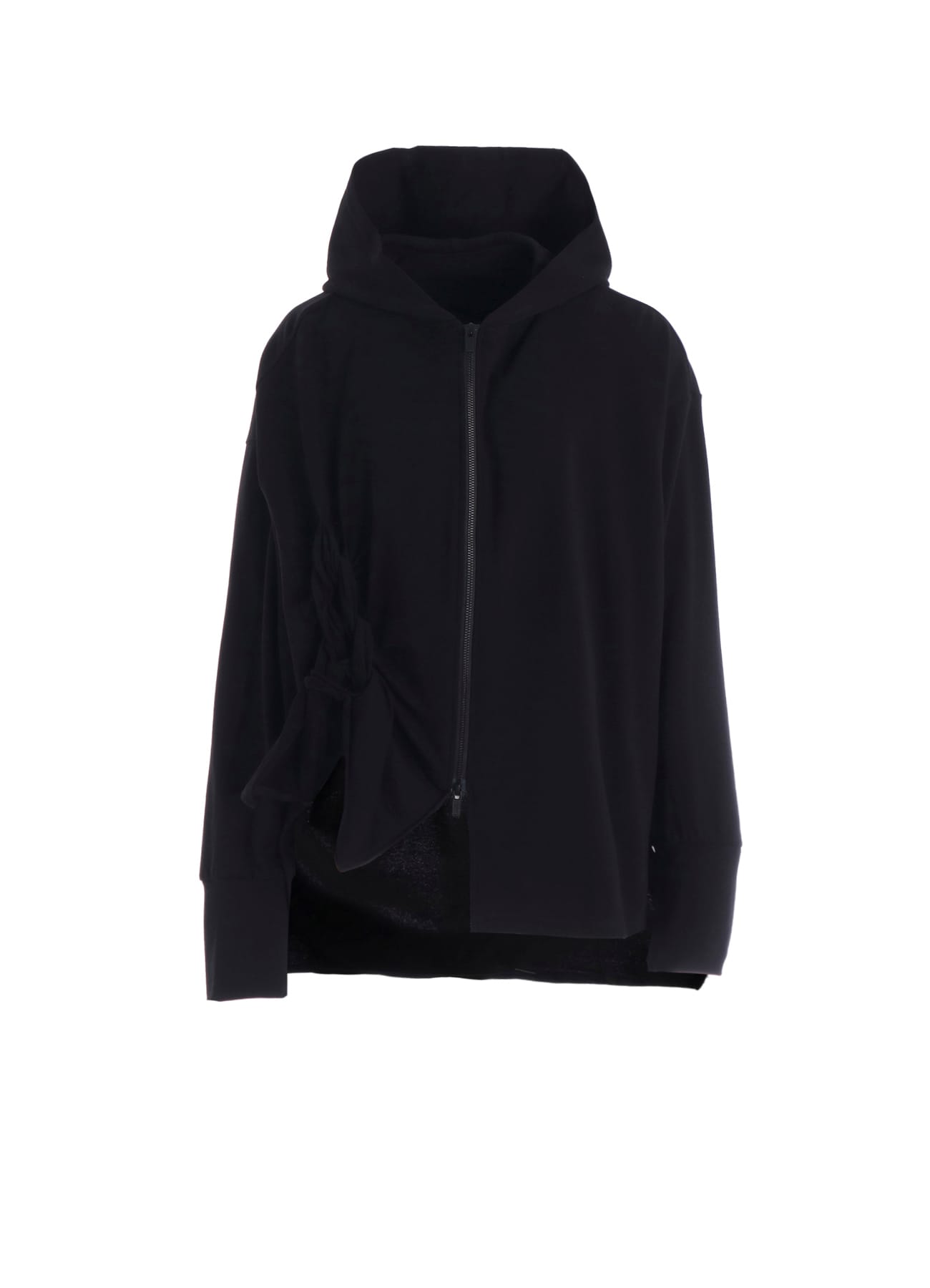 HIGH TWISTED FRENCH TERRY BRAIDED HOODIE