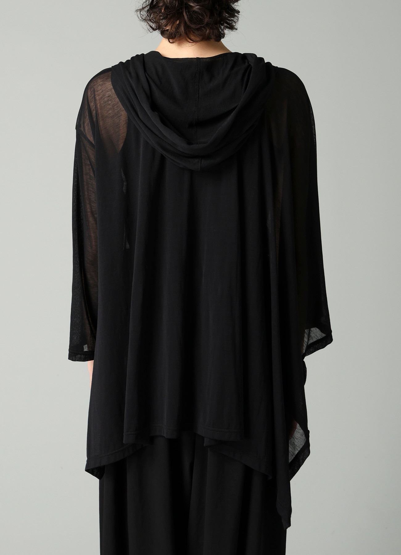 SHEER SINGLE JERSEY DRAPED UNBALANCE CD