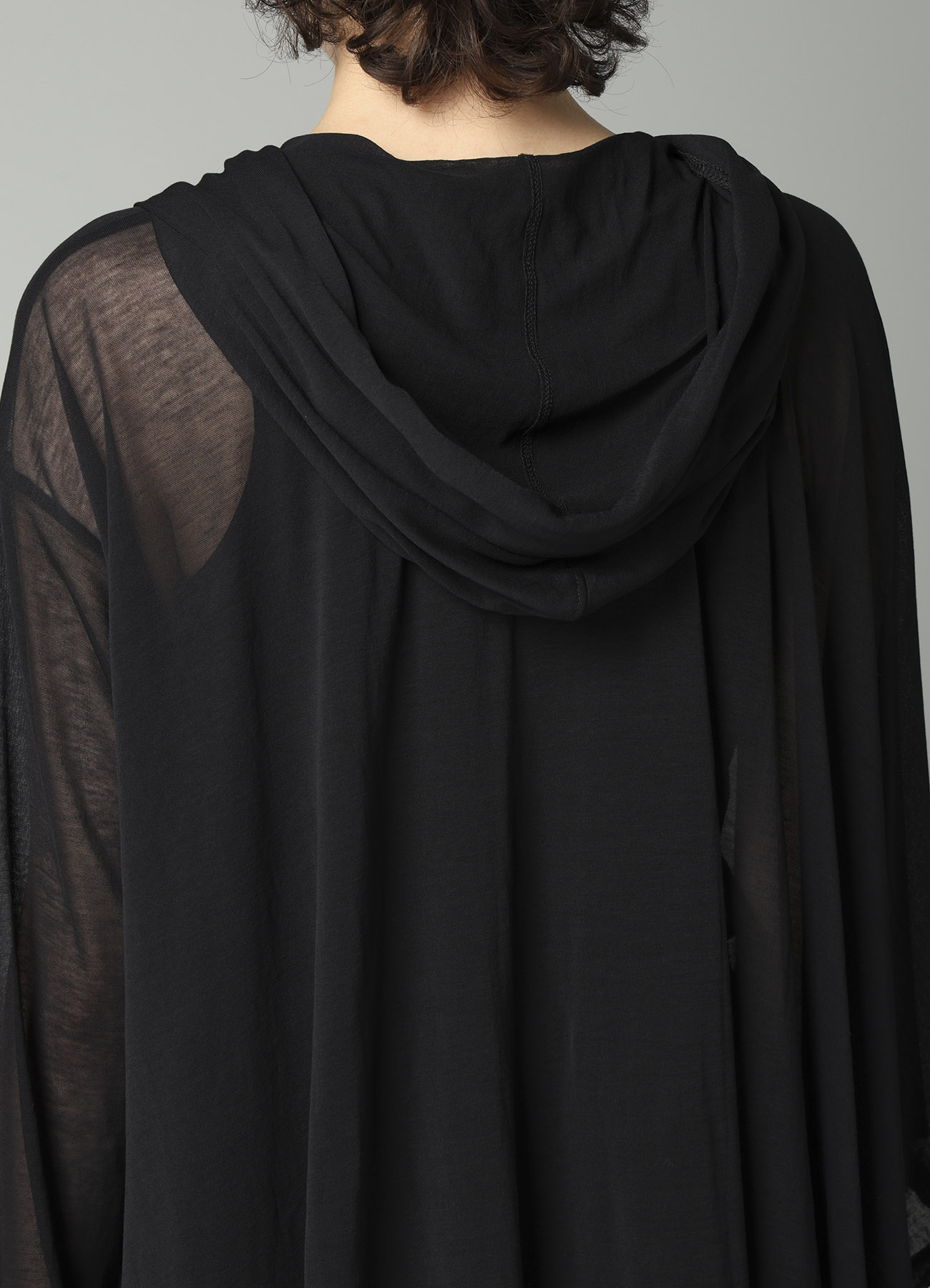 SHEER SINGLE JERSEY DRAPED UNBALANCE CD