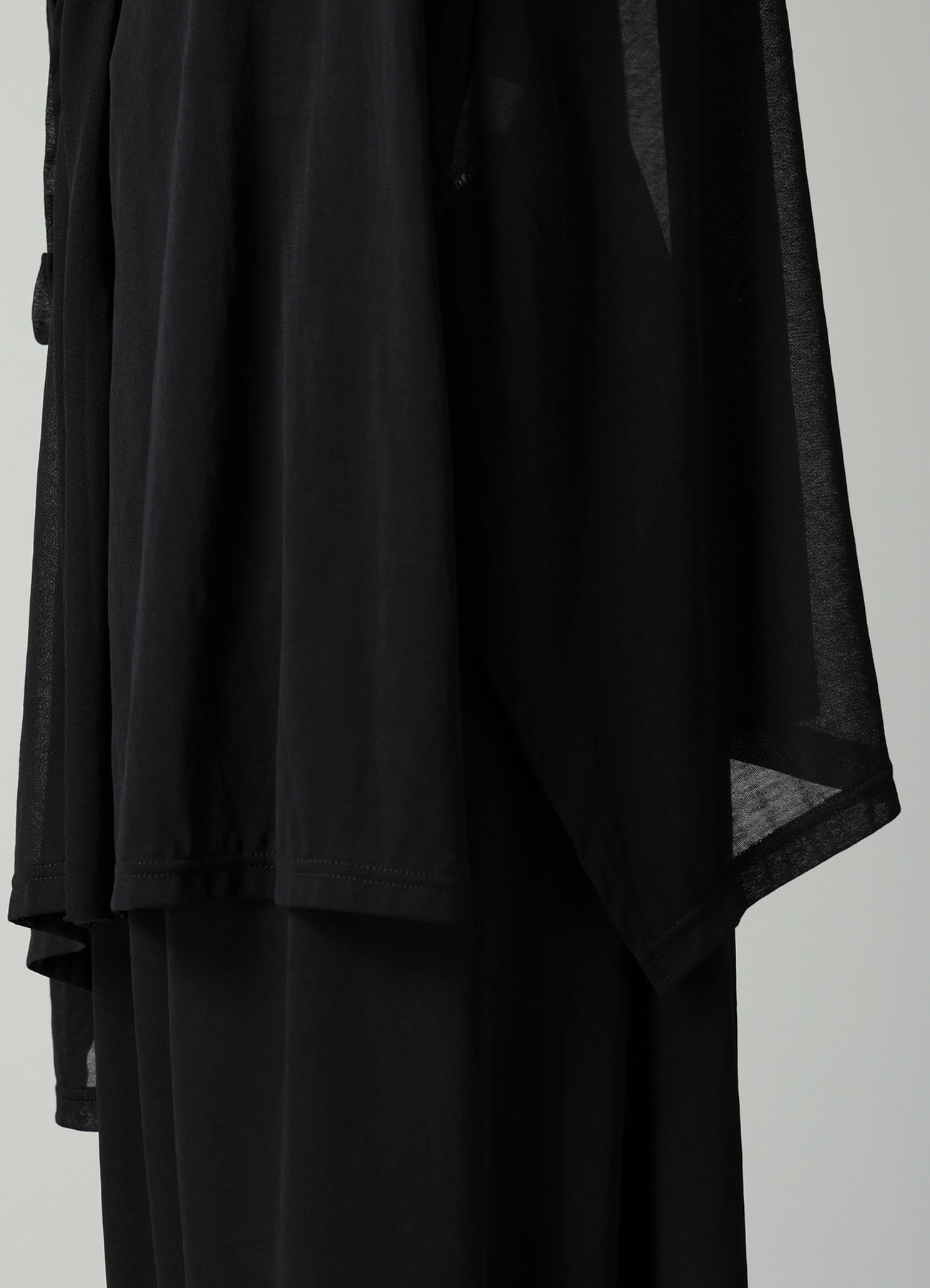 SHEER SINGLE JERSEY DRAPED UNBALANCE CD