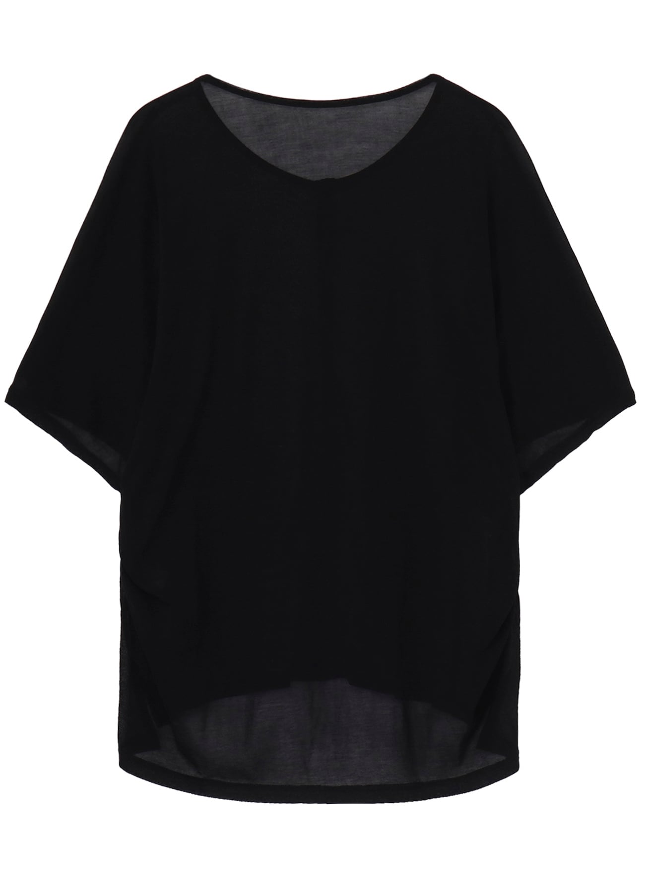 SHEER SINGLE JERSEY SHORT SLEEVE CARDIGAN