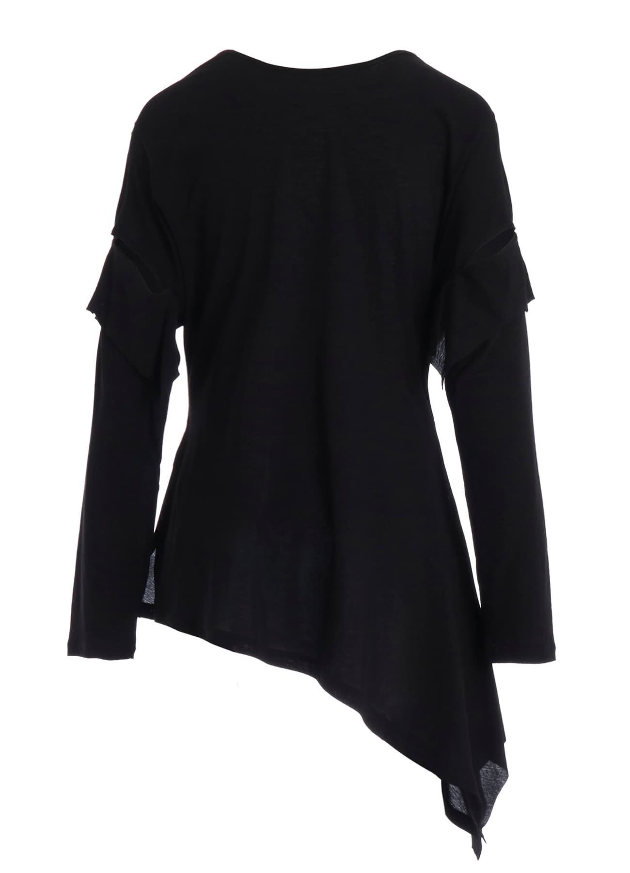 SOFT SINGLE JERSEY DRAPED SLEEVE T