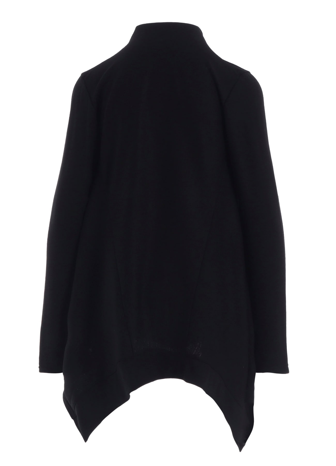 WOOL INTERLOCK GUSSET SHOULDER CARDIGAN