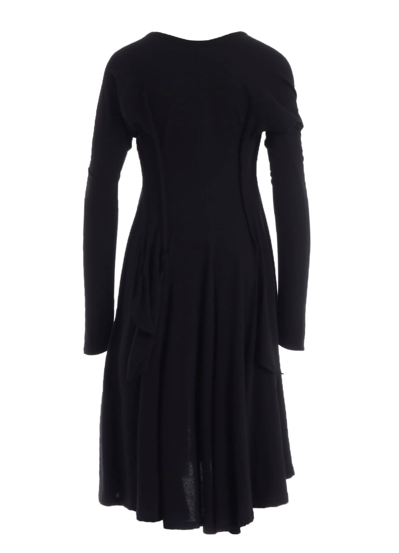 LOW D JERSEY FLARE LONG CARDIGAN