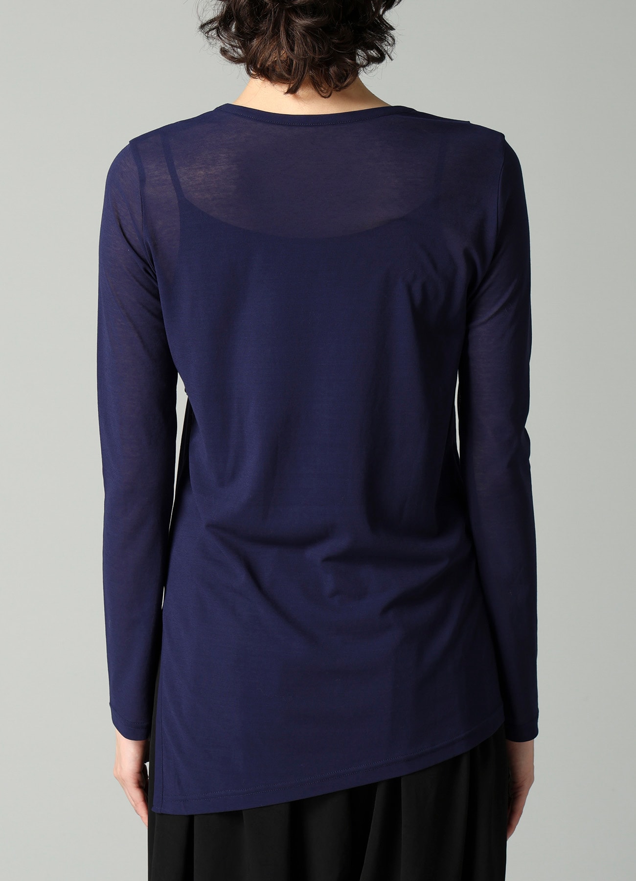 HIGH TWISTED SZ JERSEY TUCK DETAIL LONG SLV T