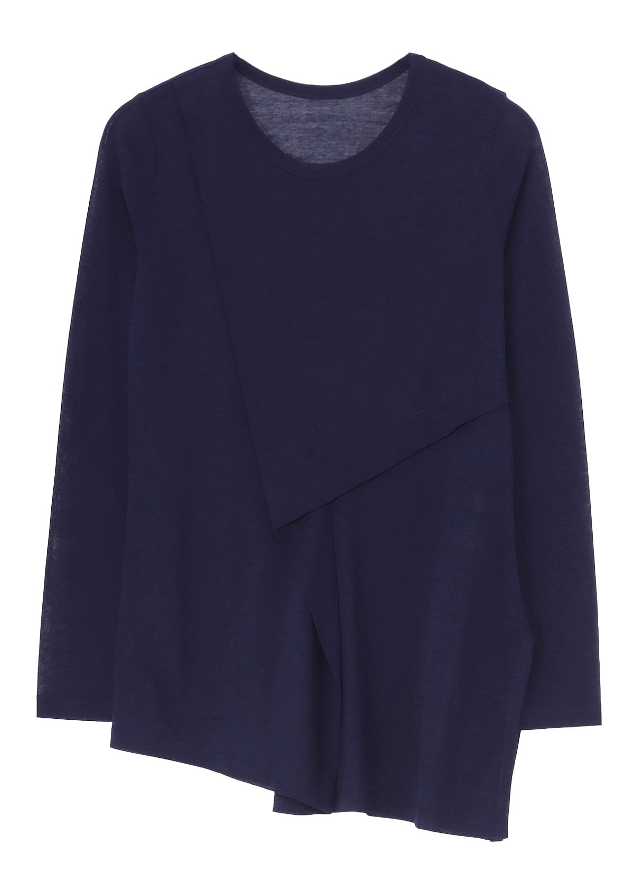 HIGH TWISTED SZ JERSEY TUCK DETAIL LONG SLV T