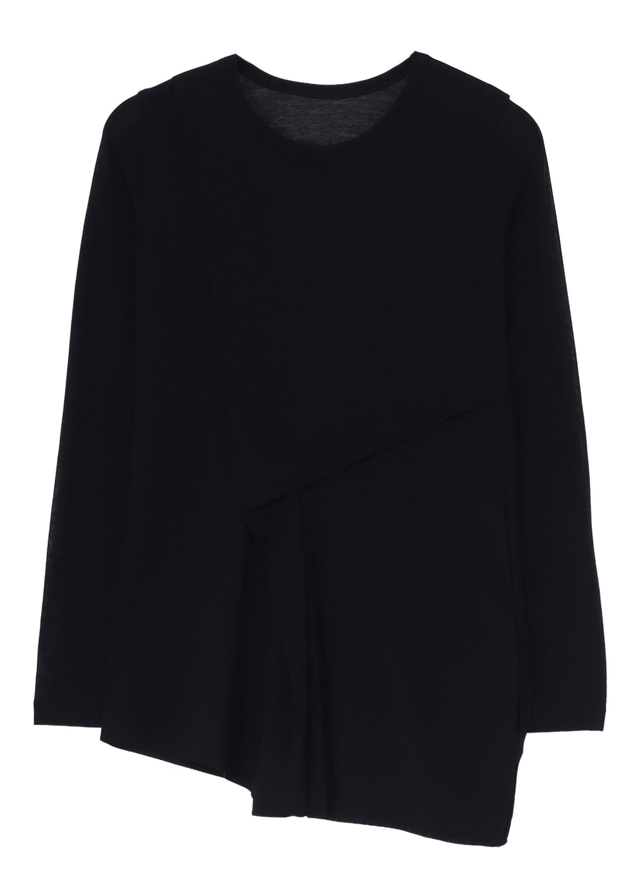 HIGH TWISTED SZ JERSEY TUCK DETAIL LONG SLV T