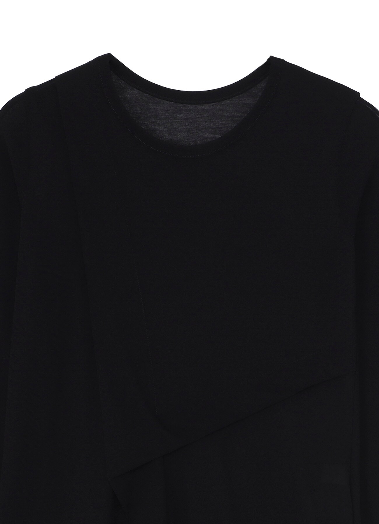 HIGH TWISTED SZ JERSEY TUCK DETAIL LONG SLV T